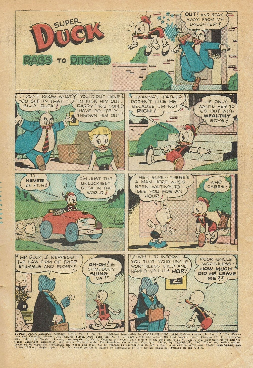 Read online Super Duck Comics comic -  Issue #70 - 3