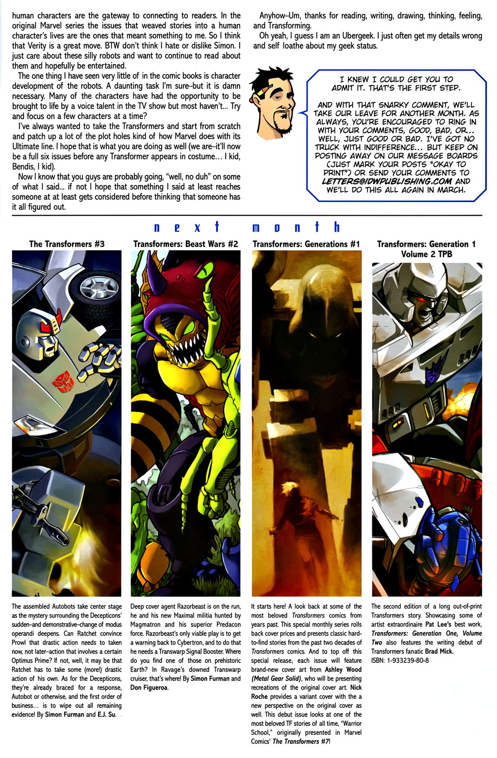 Read online Transformers, Beast Wars The Gathering comic Issue 1