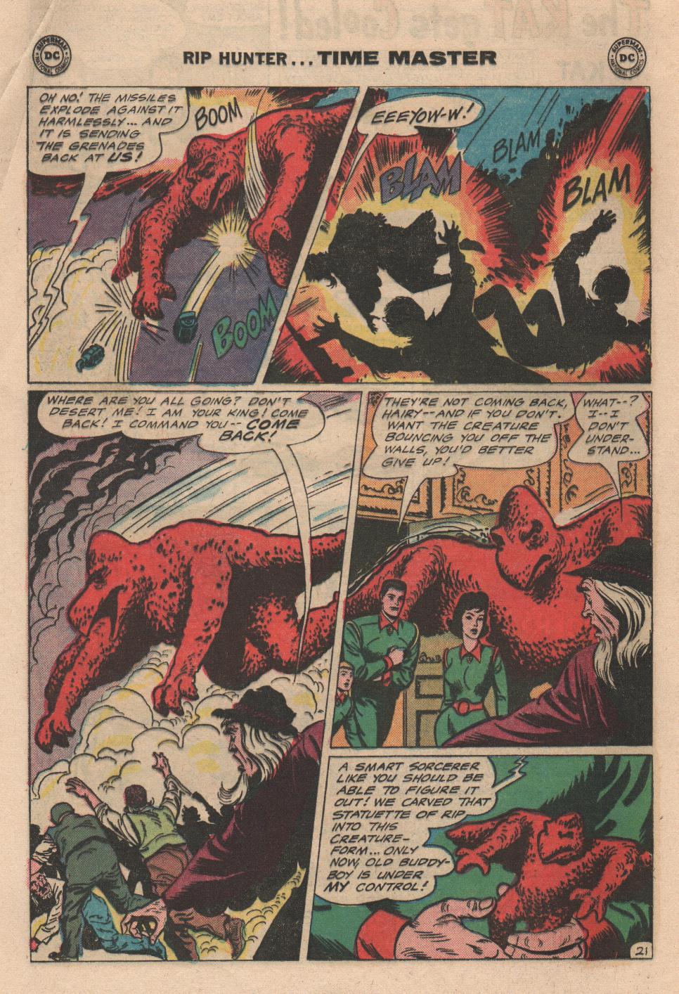 Read online Rip Hunter...Time Master comic -  Issue #28 - 28