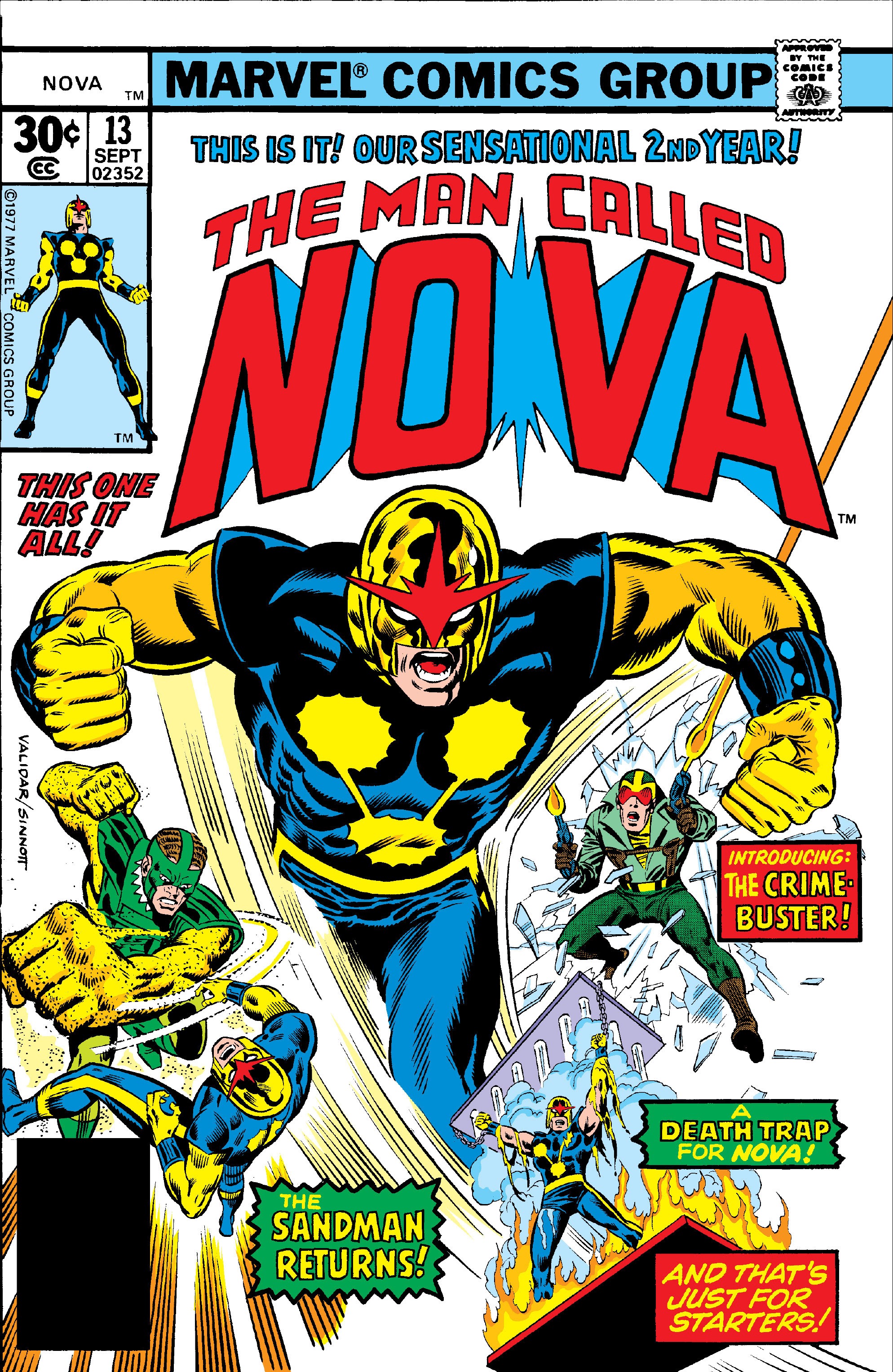 Read online Nova (1976) comic -  Issue #13 - 1
