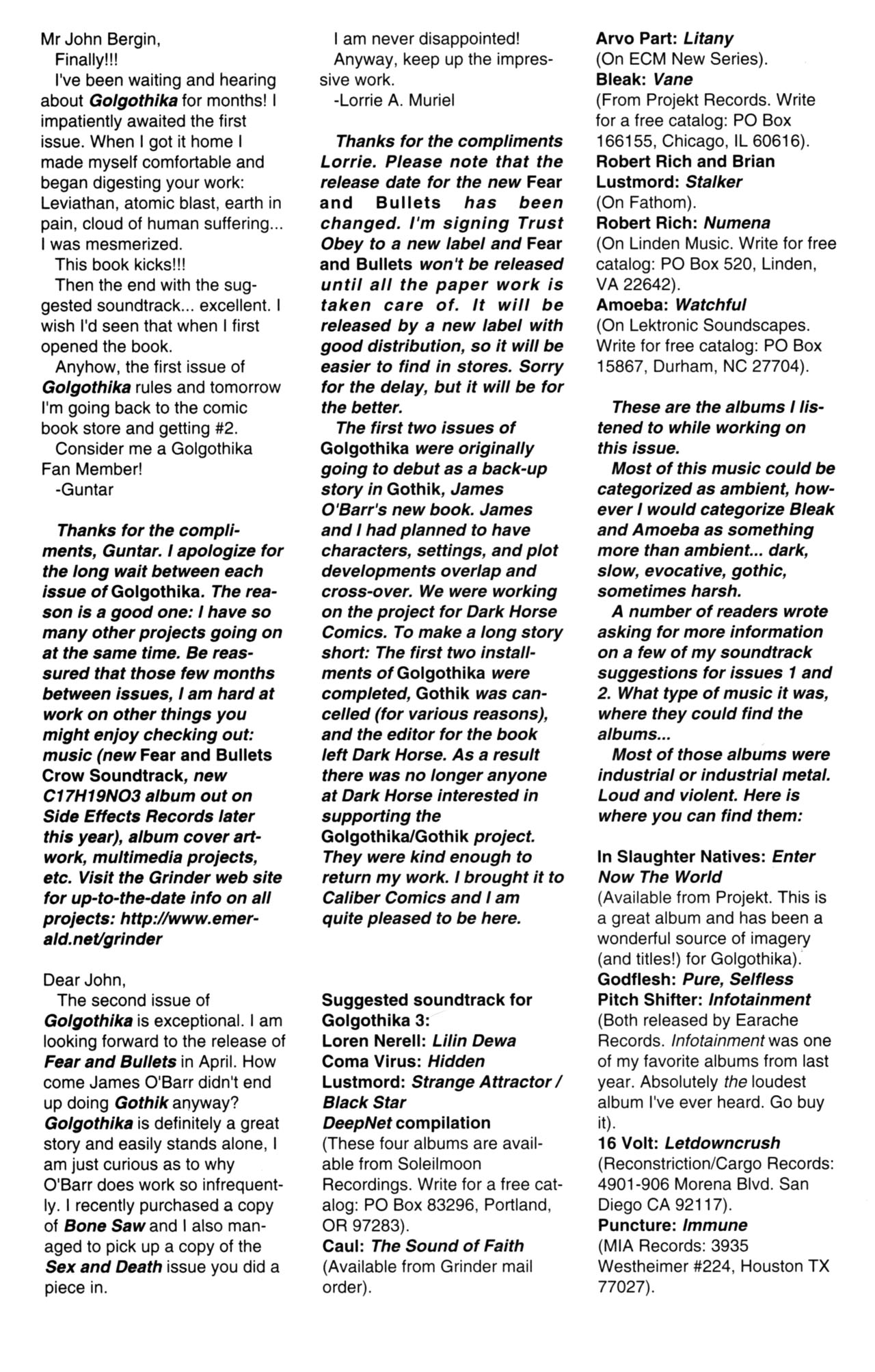 Read online Golgothika comic -  Issue #3 - 29