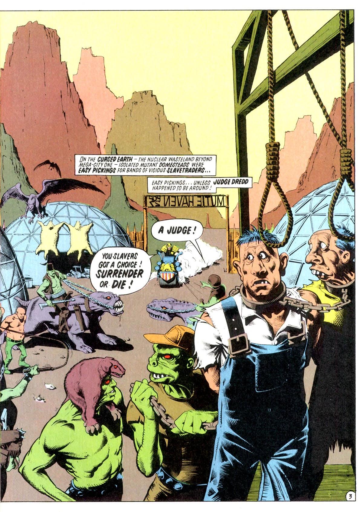 Read online Judge Dredd: The Judge Child Quest comic -  Issue #1 - 6