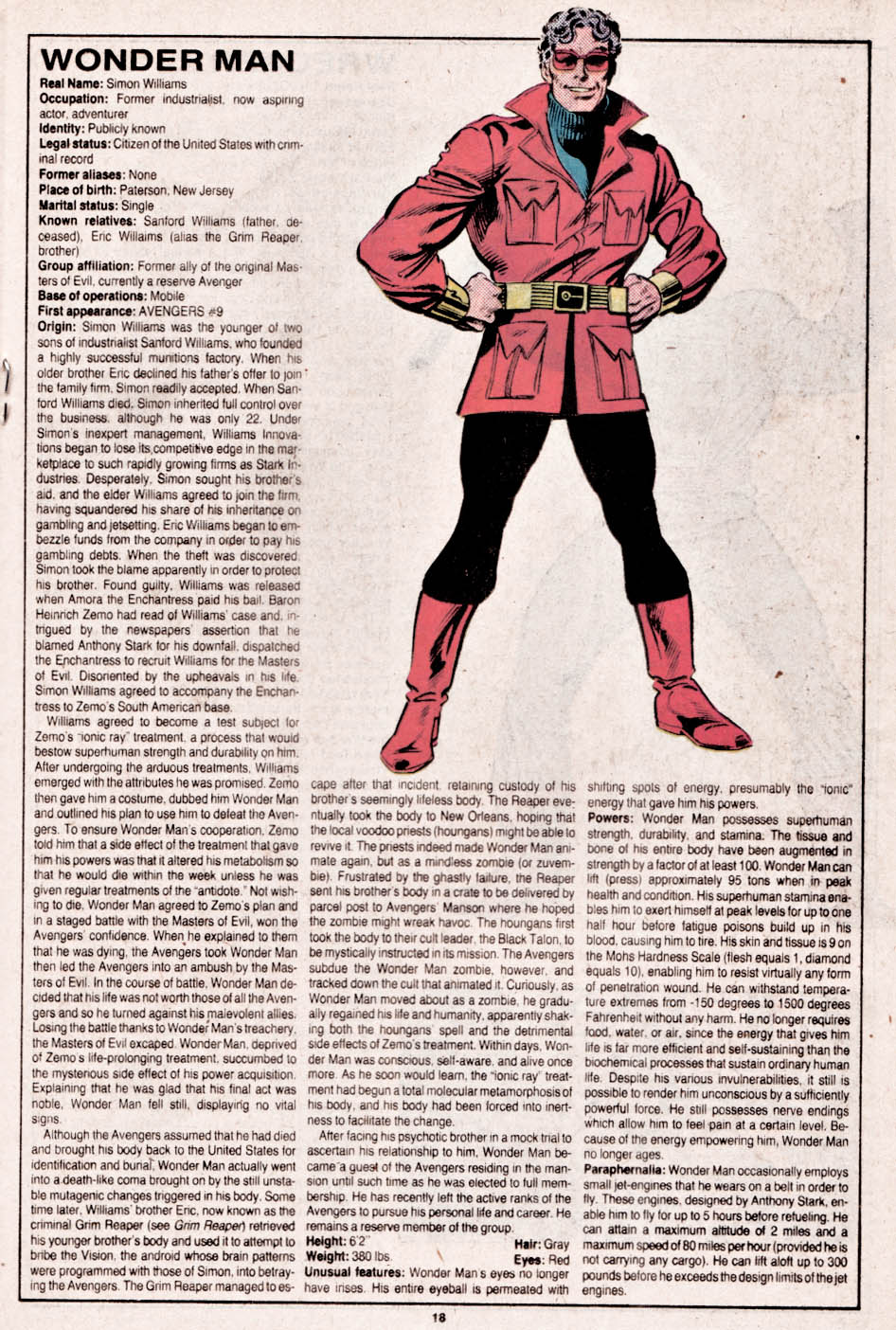 The Official Handbook of the Marvel Universe issue 12 - Page 19