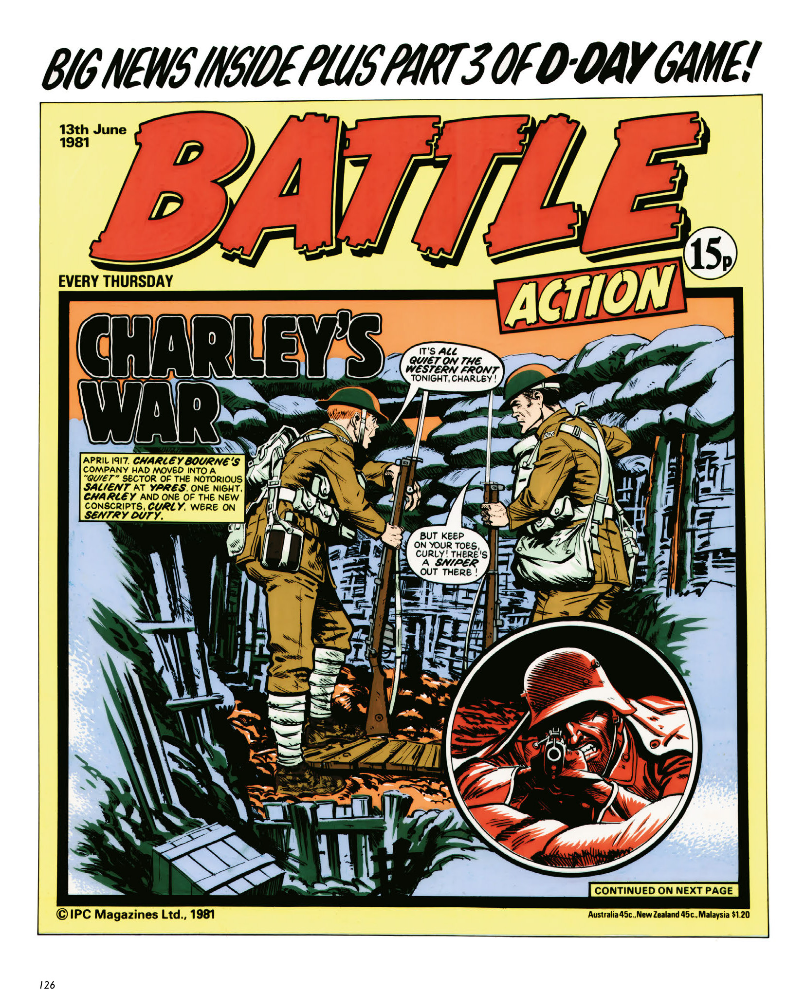 Read online Charley's War: The Definitive Collection comic -  Issue # TPB 2 - 126