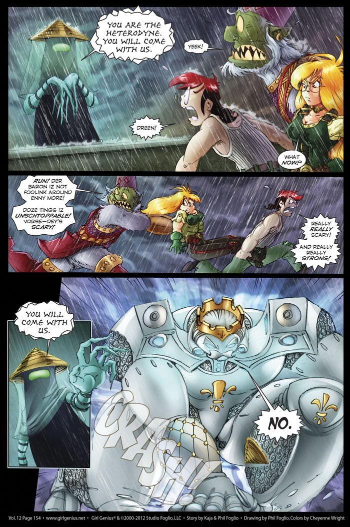 Read online Girl Genius (2002) comic -  Issue #12 - 154