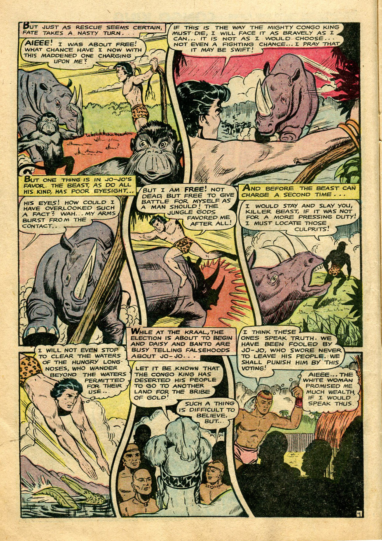 Read online Jungle Jo (1950) comic -  Issue # Full - 10