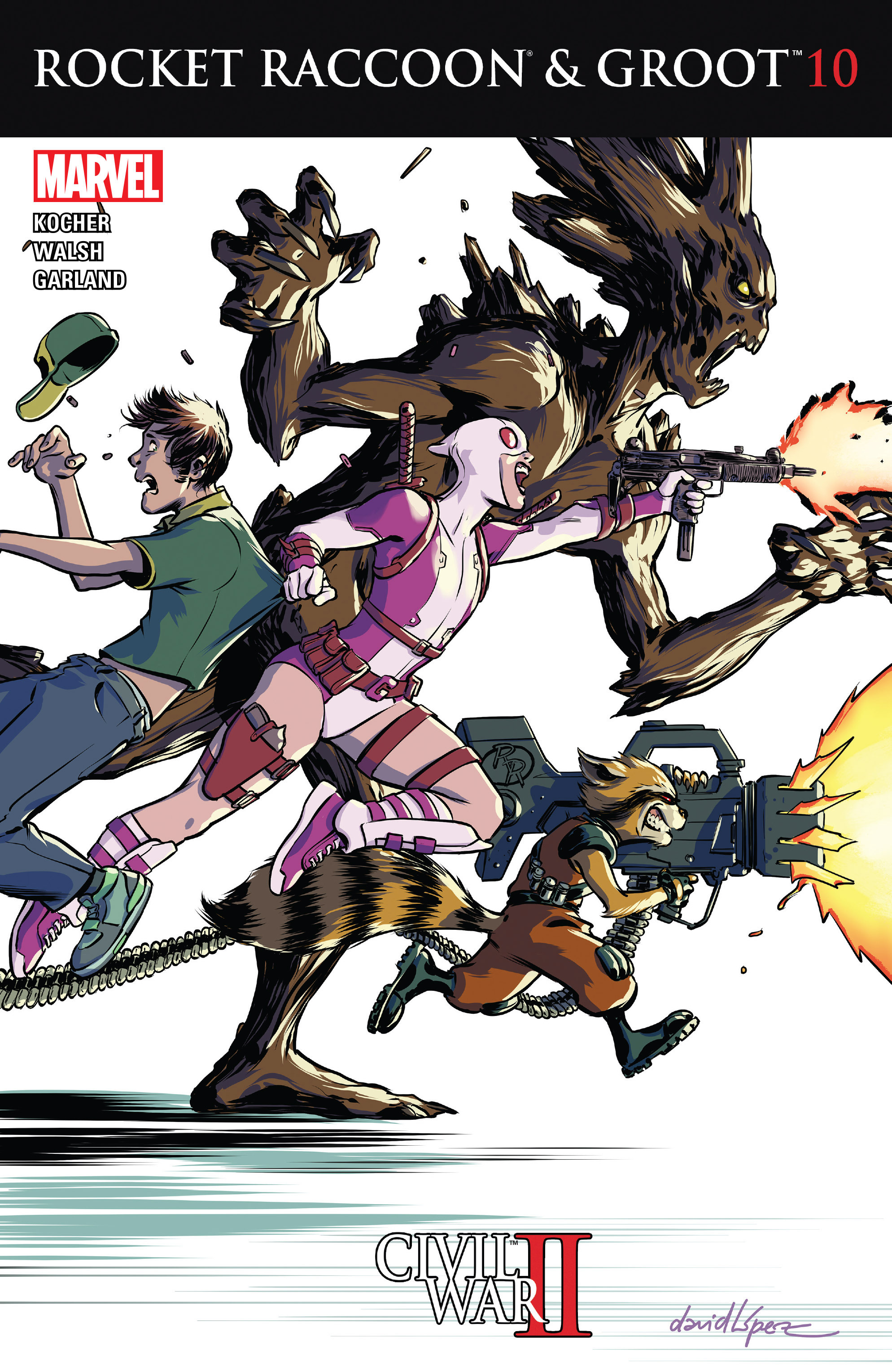 Read online Rocket Raccoon & Groot comic -  Issue #10 - 1