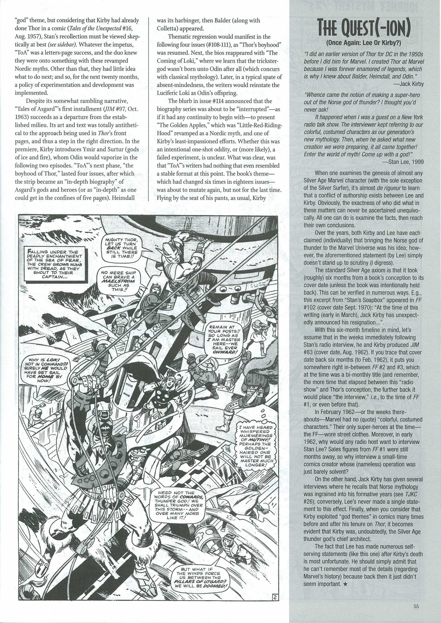 Read online The Jack Kirby Collector comic -  Issue #36 - 57