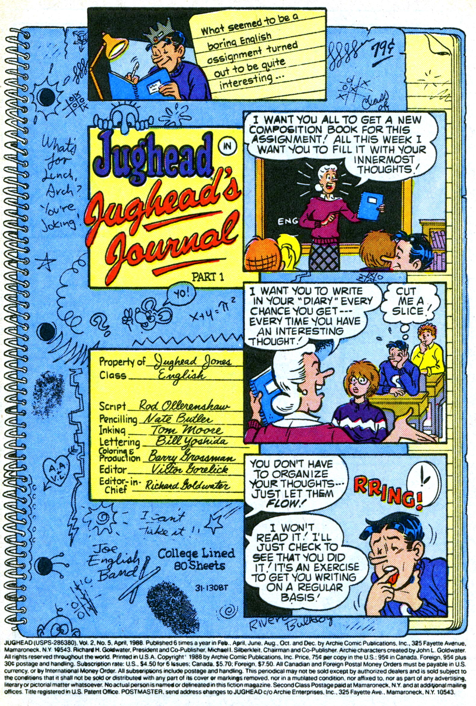 Read online Jughead (1987) comic -  Issue #5 - 3