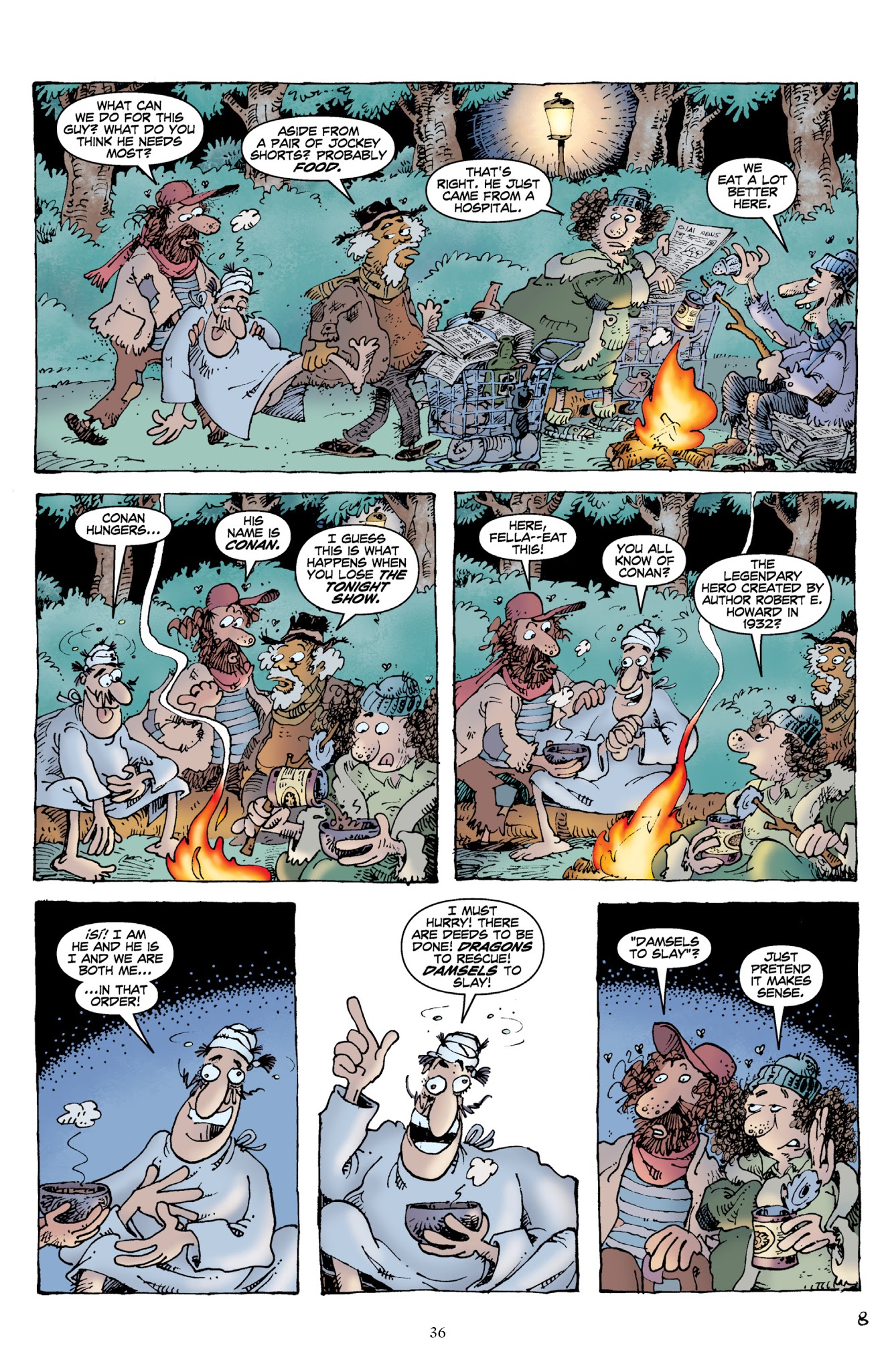 Read online Groo vs. Conan comic -  Issue # TPB - 38