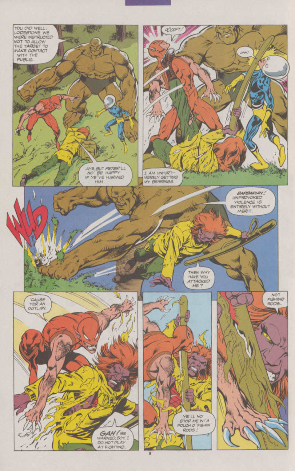 Read online Excalibur (1988) comic -  Issue #63 - 7