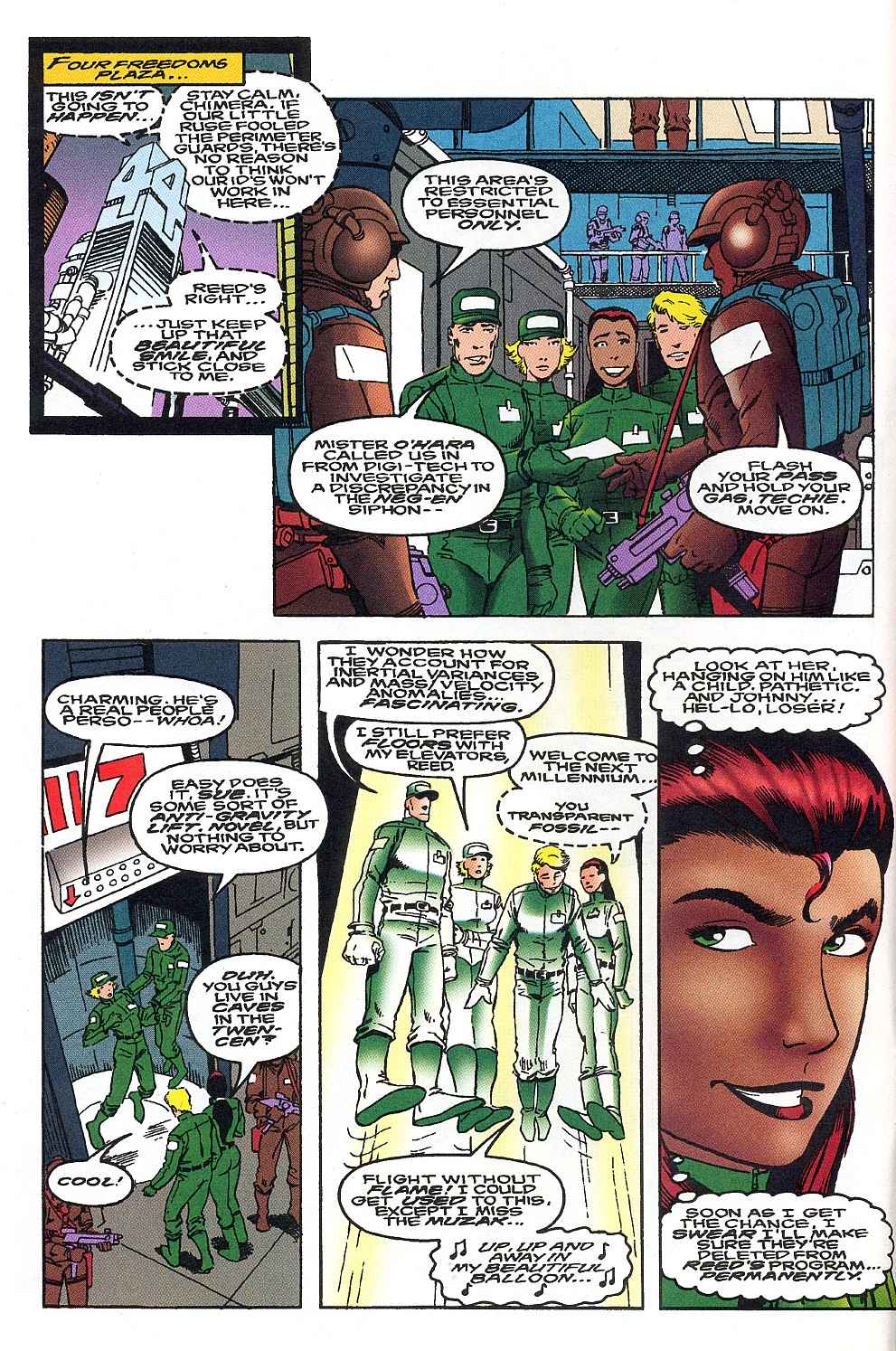 Read online Fantastic Four 2099 comic -  Issue #5 - 5