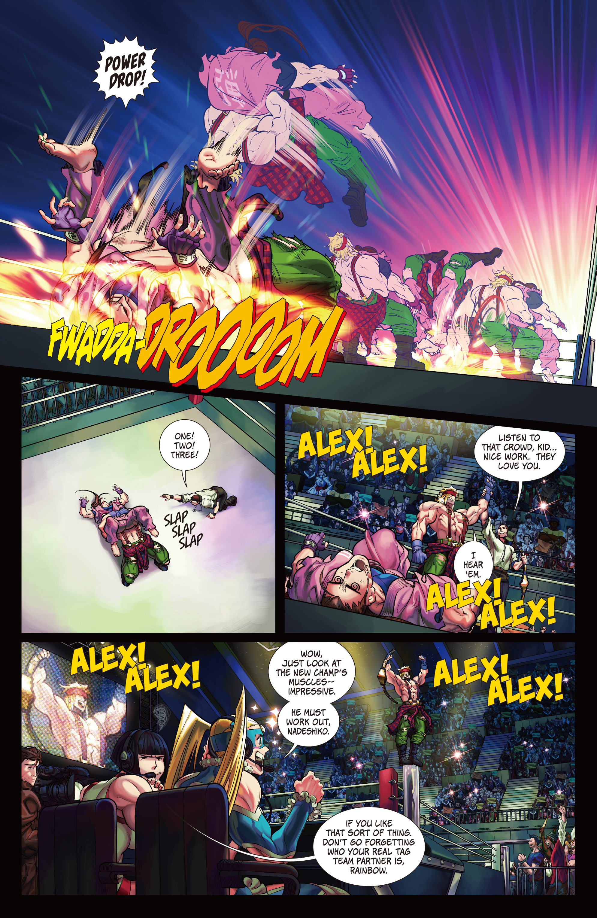 Read online Street Fighter One-shots comic -  Issue # Wrestlepalooza - 8