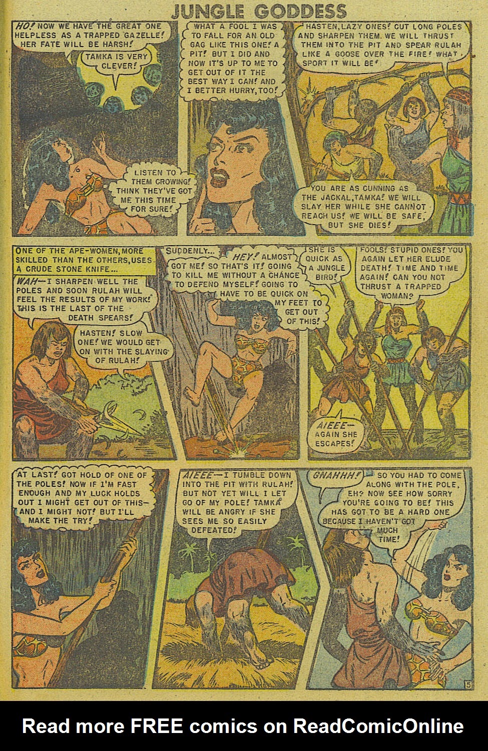 Read online Rulah - Jungle Goddess comic -  Issue #26 - 28