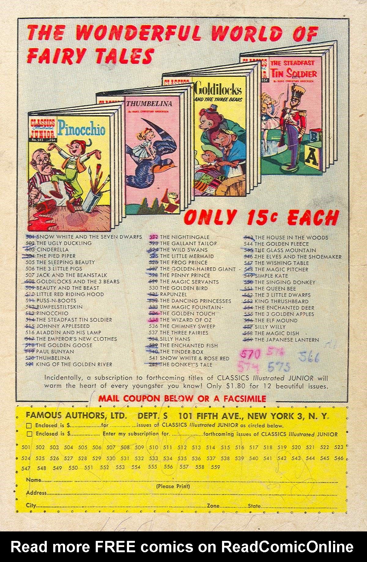 Read online Classics Illustrated Junior comic -  Issue #532 - 36