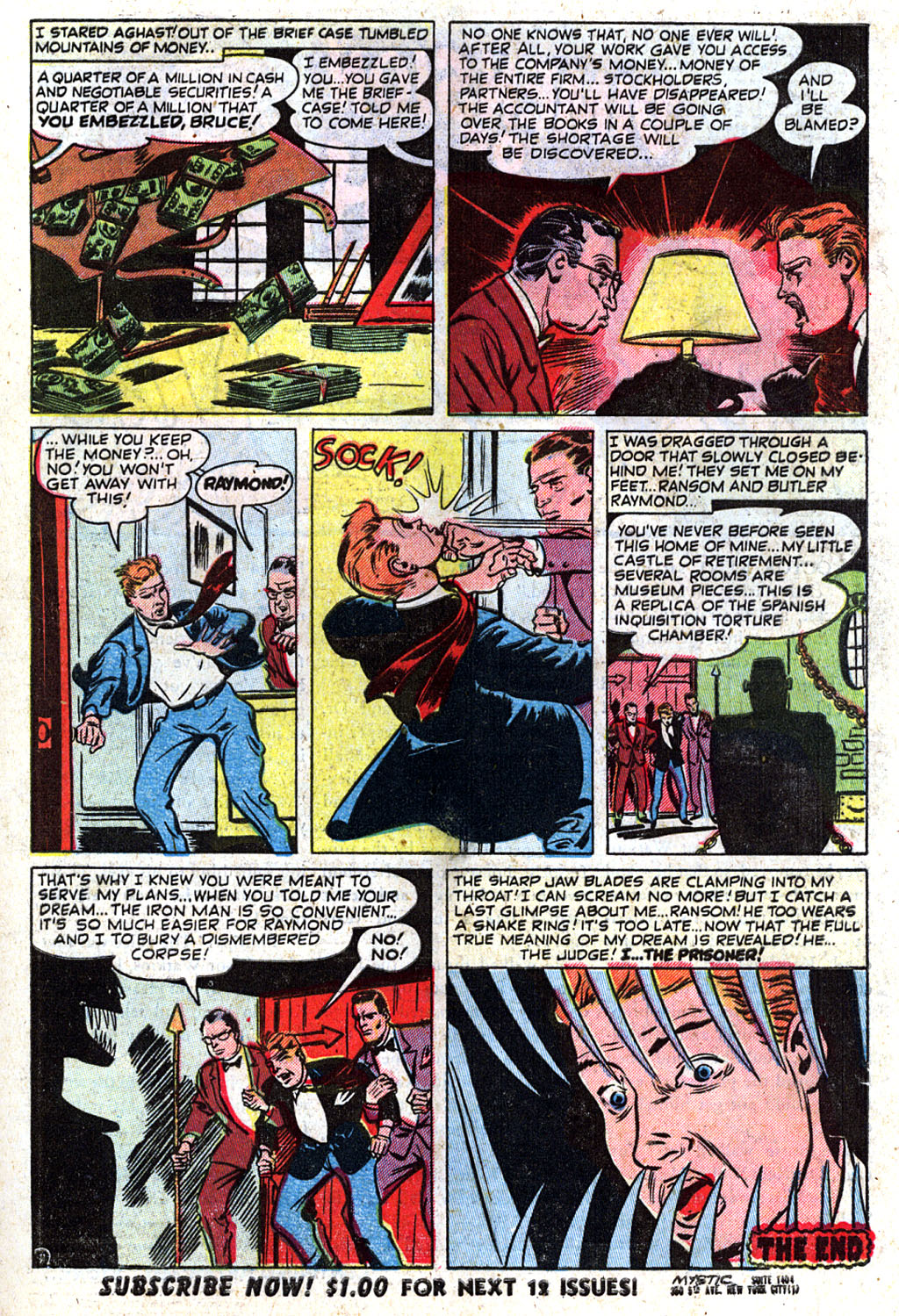 Read online Mystic (1951) comic -  Issue #3 - 9