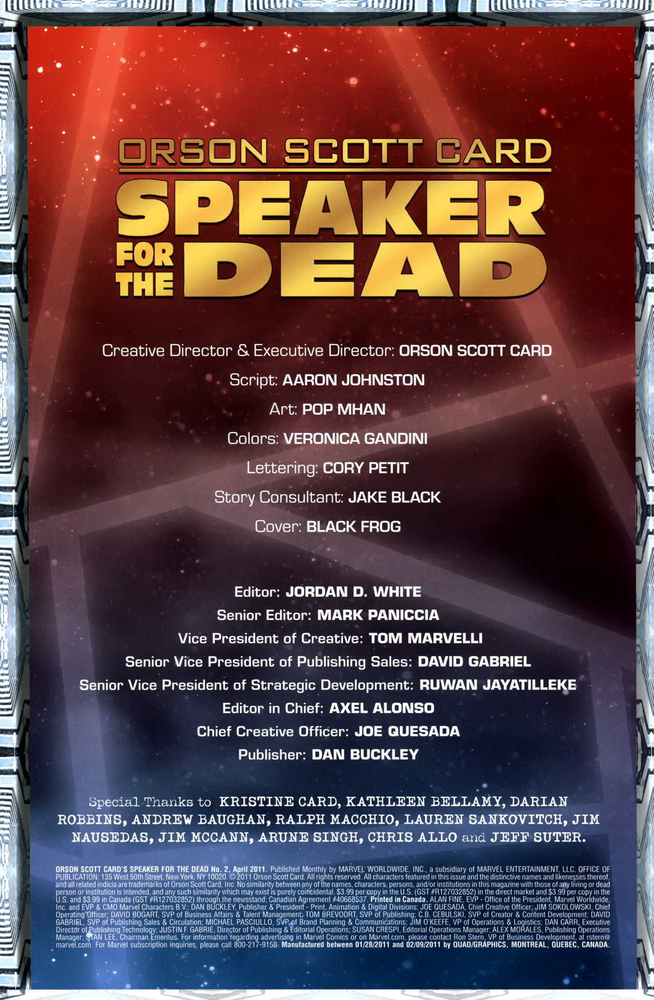 Read online Orson Scott Card's Speaker for the Dead comic -  Issue #2 - 2