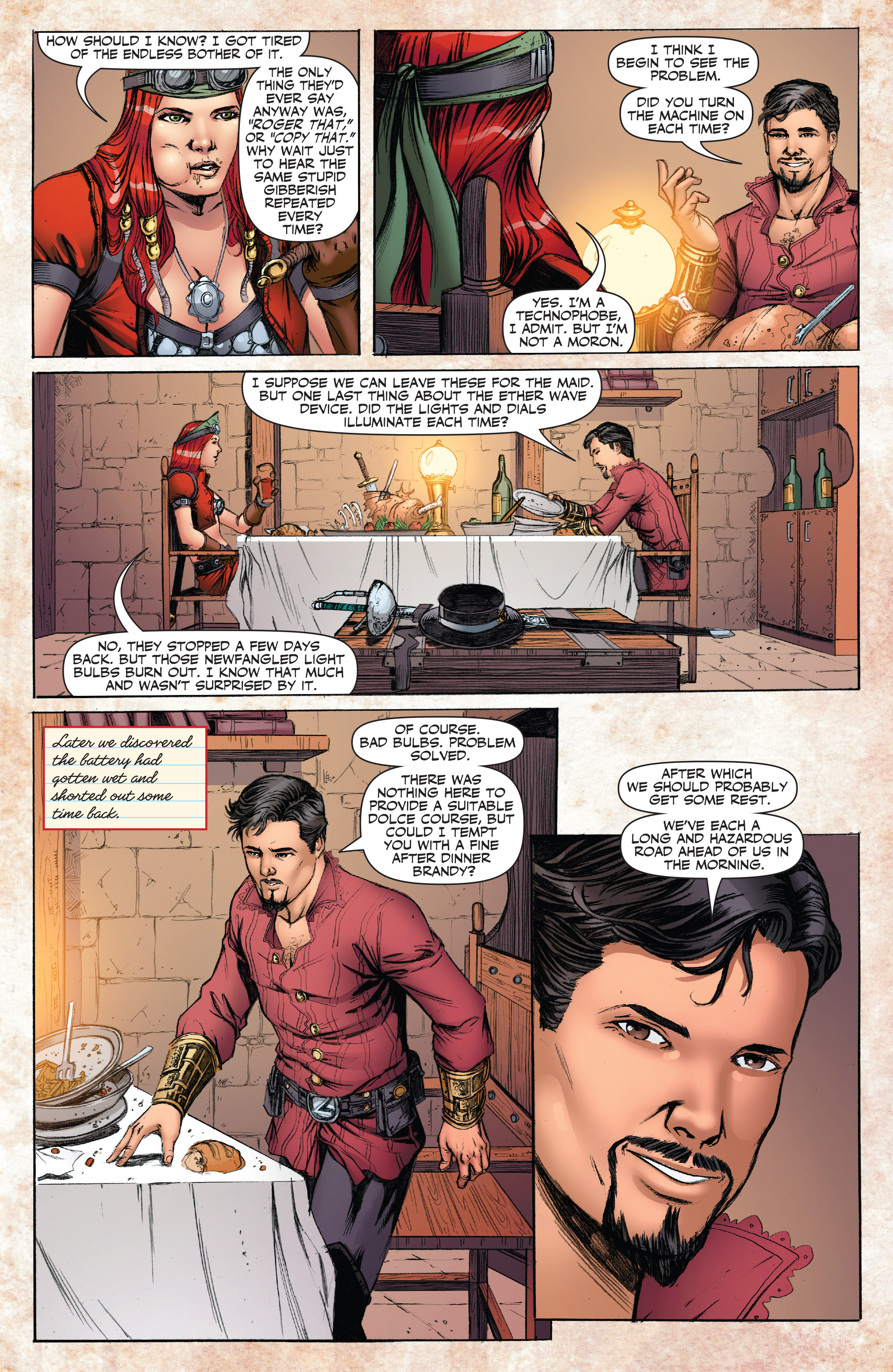 Read online Legenderry: A Steampunk Adventure comic -  Issue #6 - 17