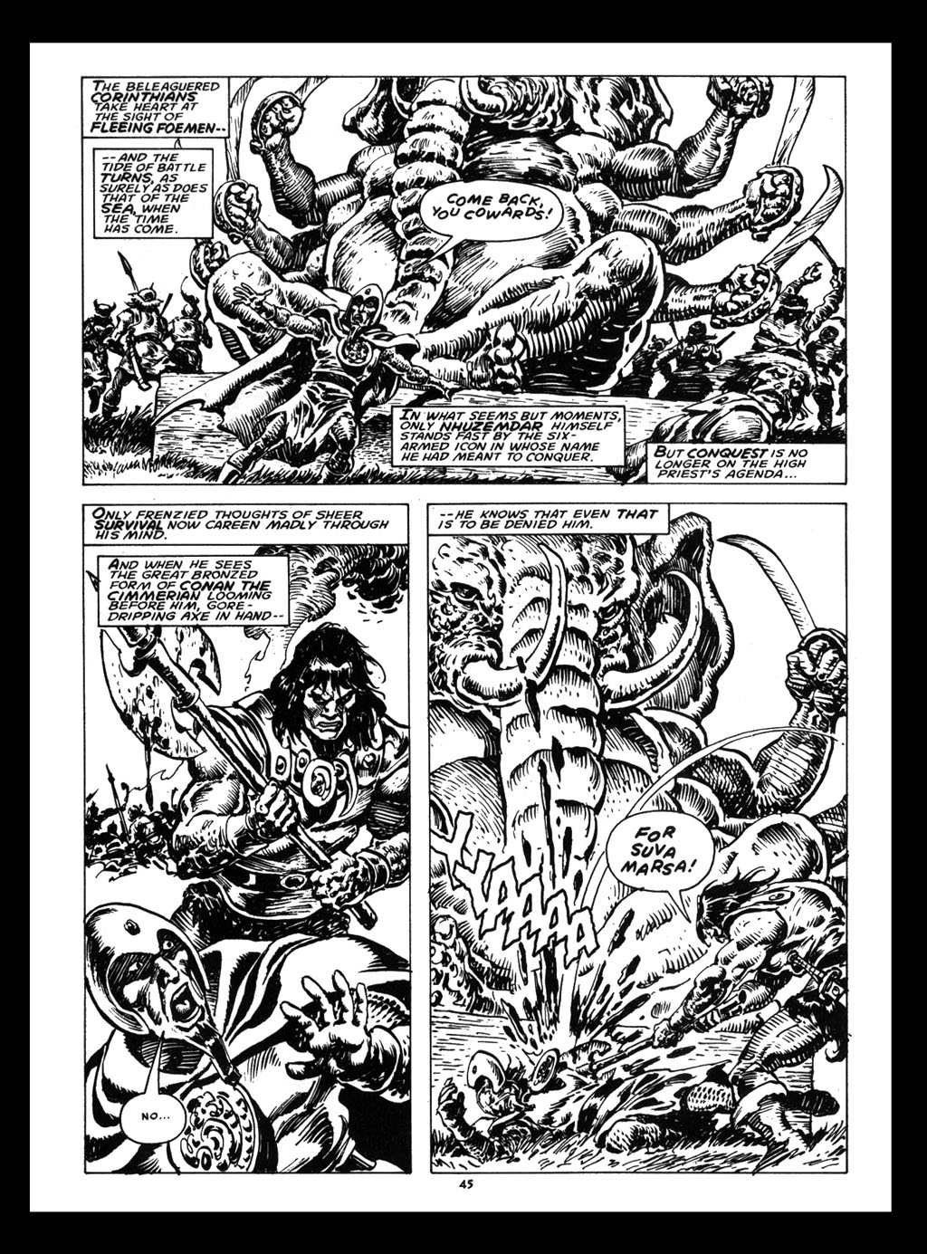 Read online The Savage Sword Of Conan comic -  Issue #212 - 46
