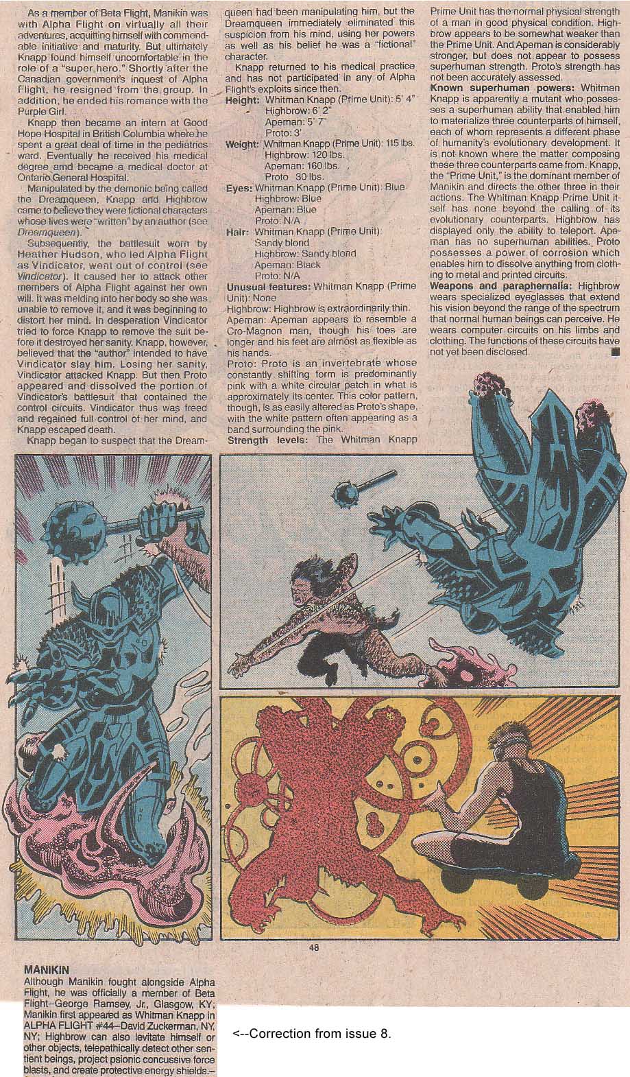 Read online The Official Handbook of the Marvel Universe: Update '89 comic -  Issue #8 - 11