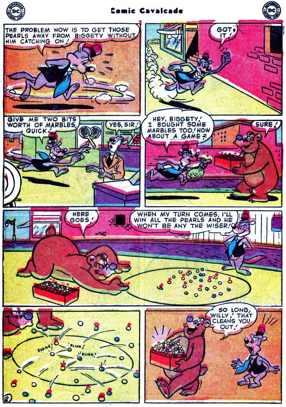 Read online Comic Cavalcade comic -  Issue #55 - 60