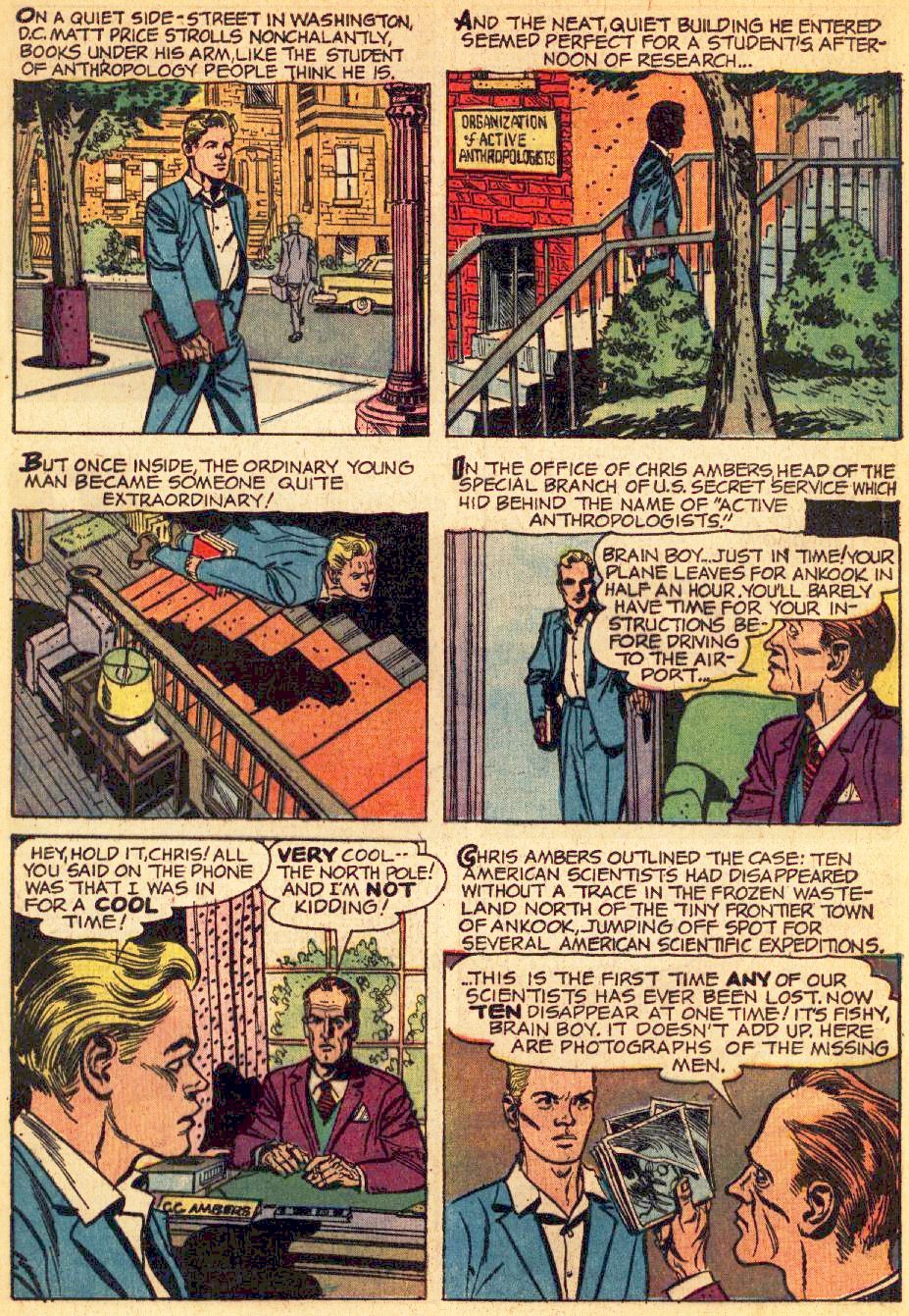 Read online Brain Boy (1962) comic -  Issue #3 - 5