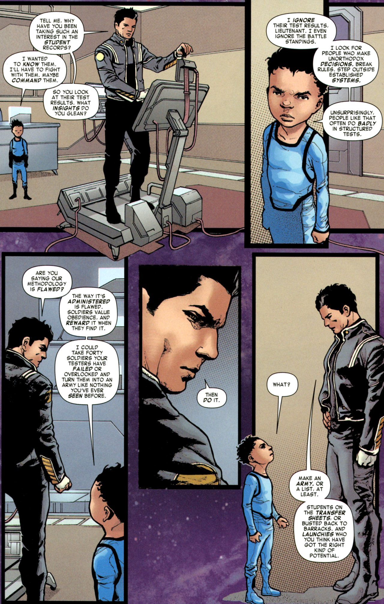 Read online Ender's Shadow: Battle School comic -  Issue #5 - 13