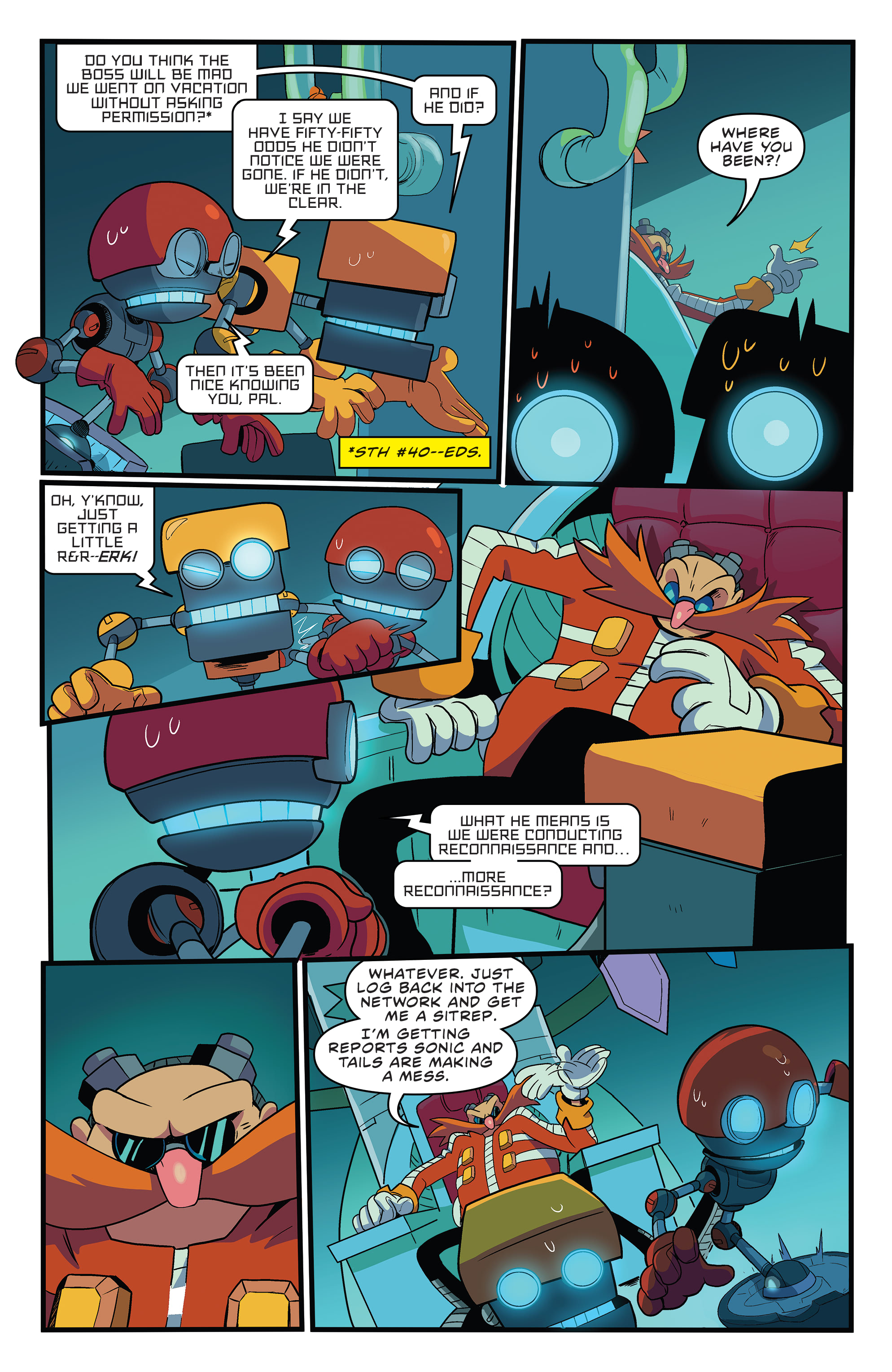 Read online Sonic the Hedgehog: Imposter Syndrome comic -  Issue #4 - 11