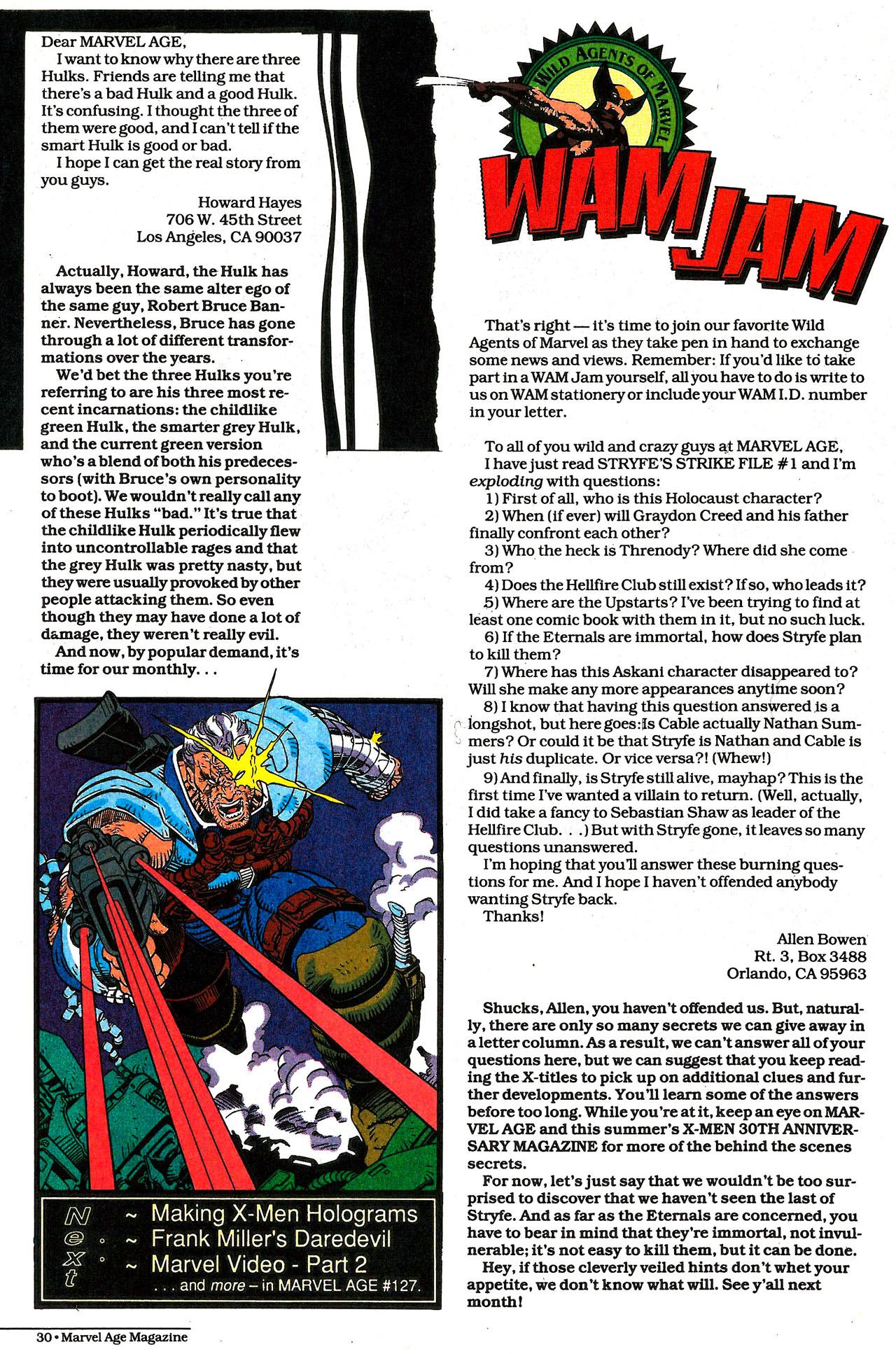 Read online Marvel Age comic -  Issue #126 - 31