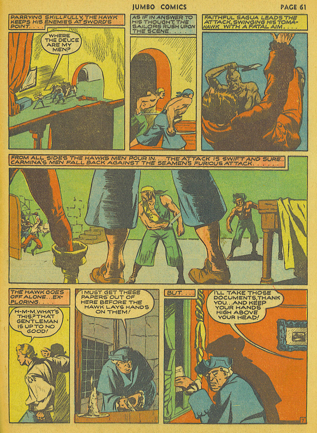 Read online Jumbo Comics comic -  Issue #26 - 60