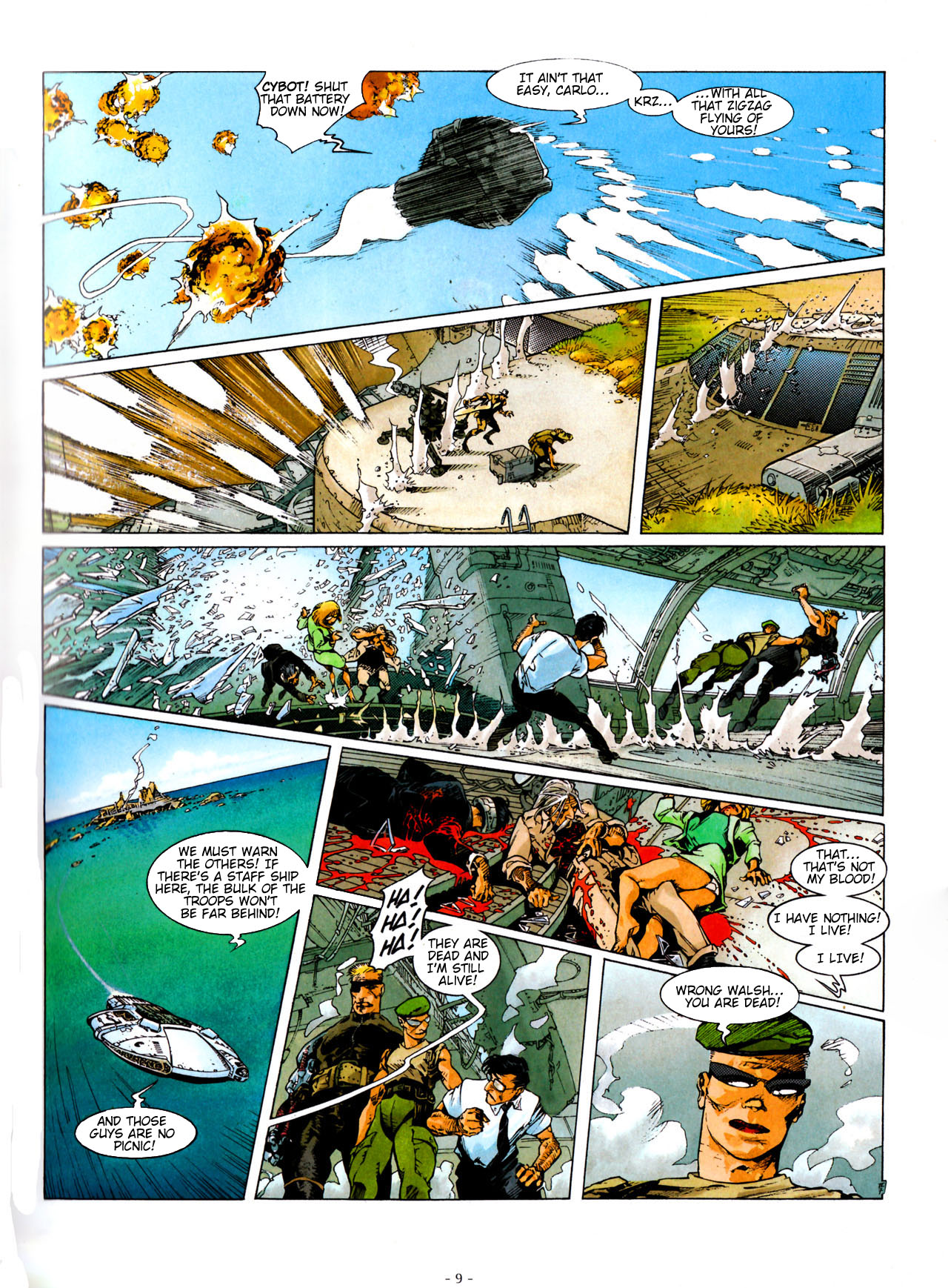 Read online Aquablue comic -  Issue #4 - 10