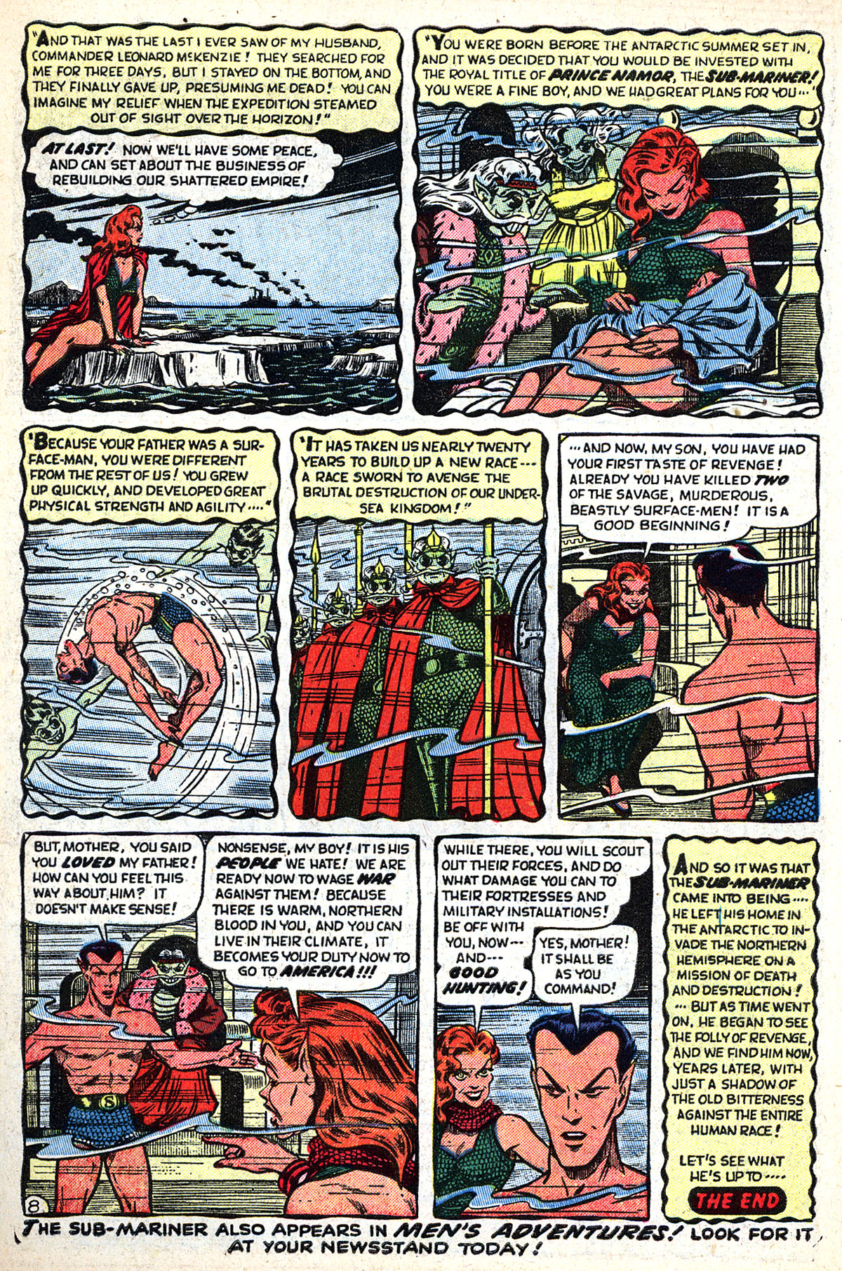 Read online Sub-Mariner Comics comic -  Issue #33 - 10