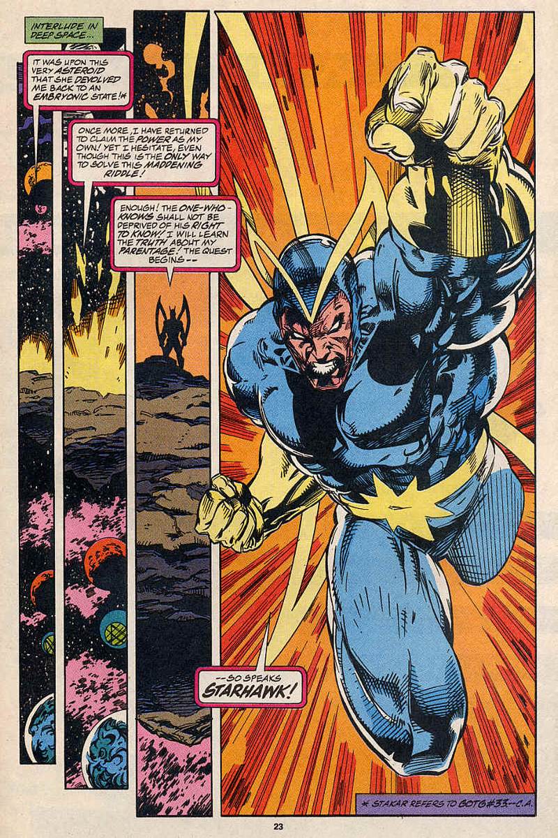 Read online Guardians of the Galaxy (1990) comic -  Issue #54 - 19