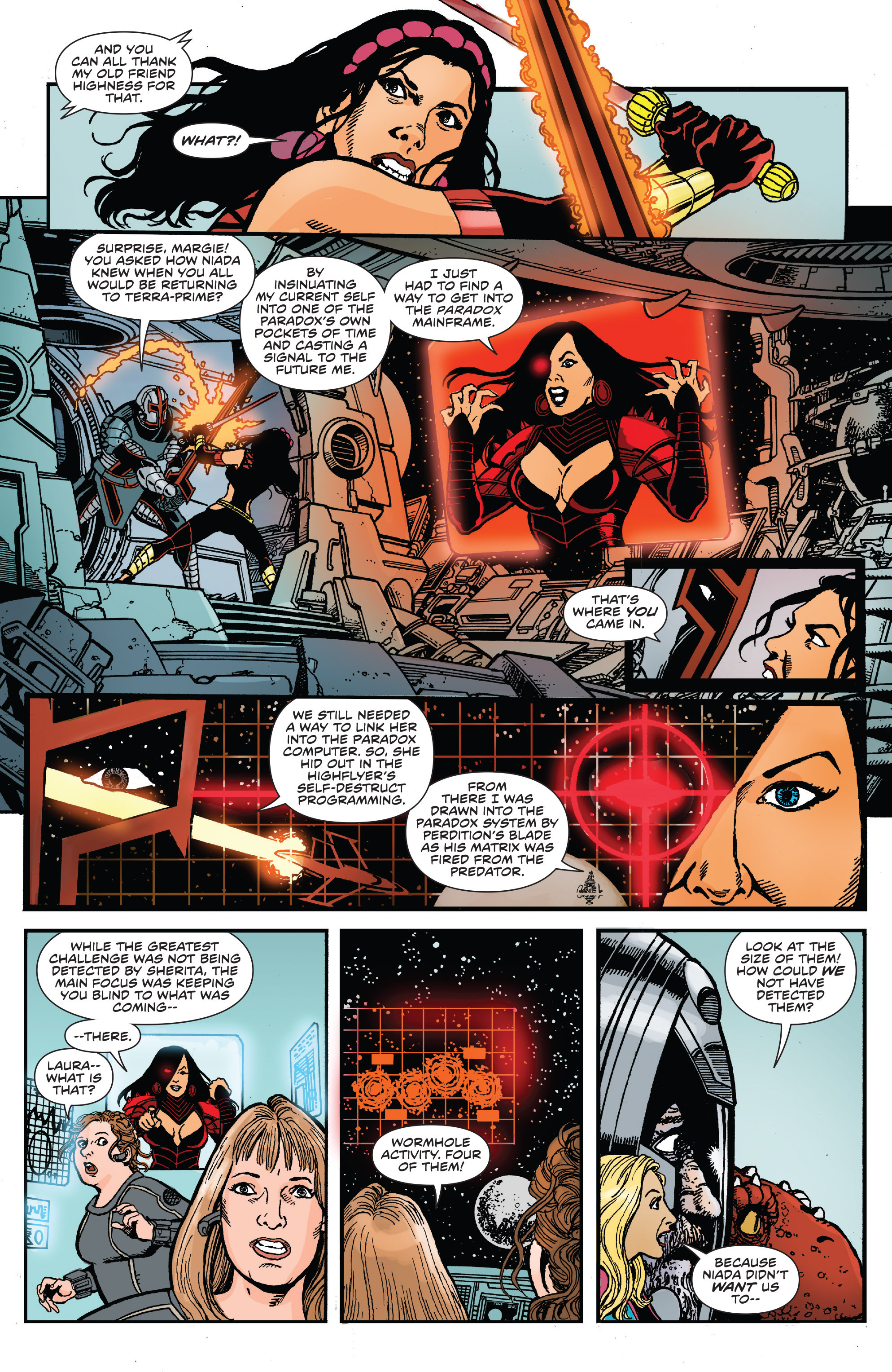 Read online George Pérez's Sirens comic -  Issue #5 - 23