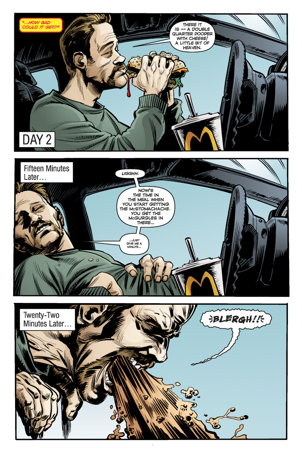 Read online Supersized: Strange Tales from a Fast-Food Culture comic -  Issue # TPB - 12