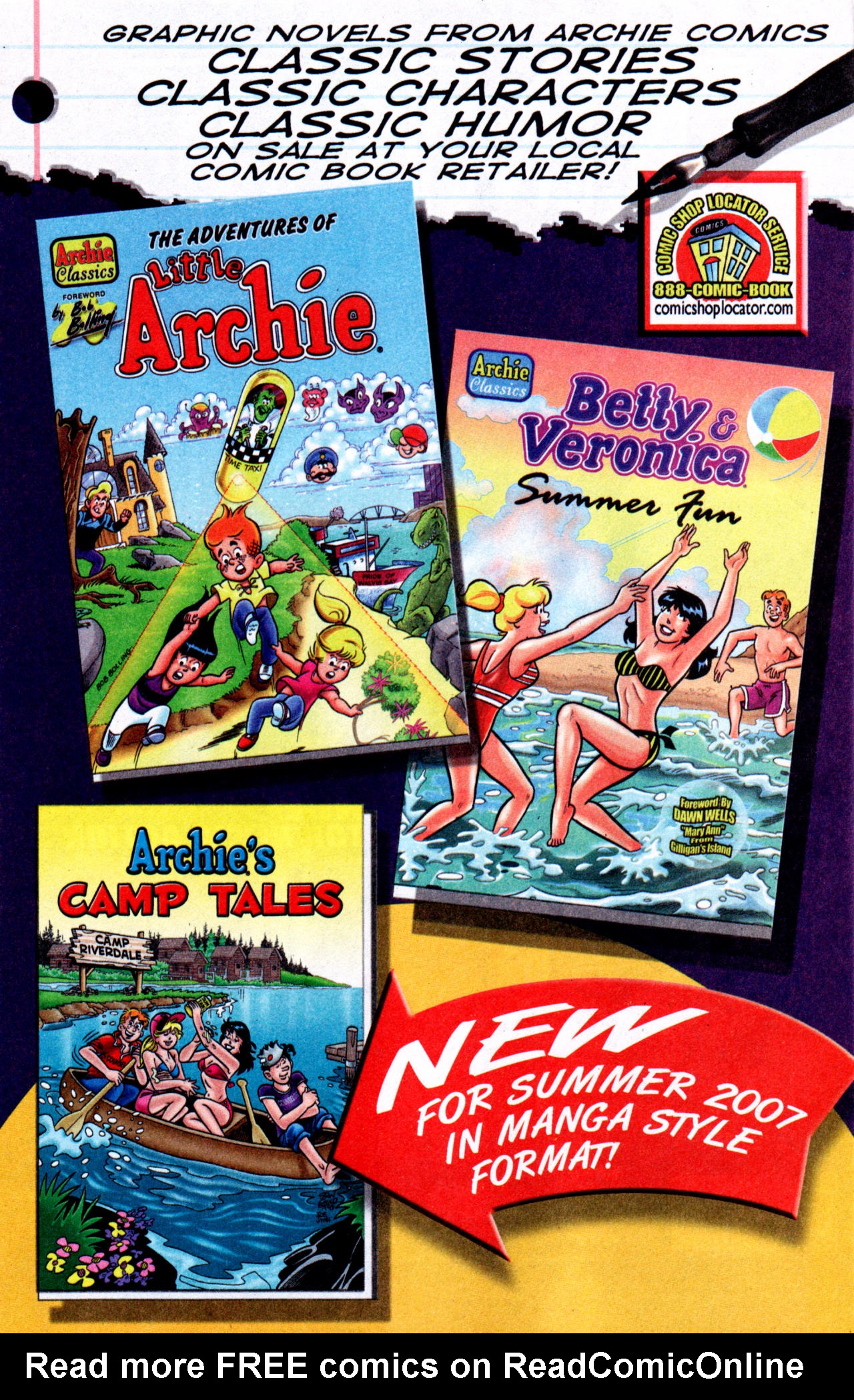 Read online Little Archie, The Legend of the Lost Lagoon, Free Comic Book Day Edition comic -  Issue # Full - 10