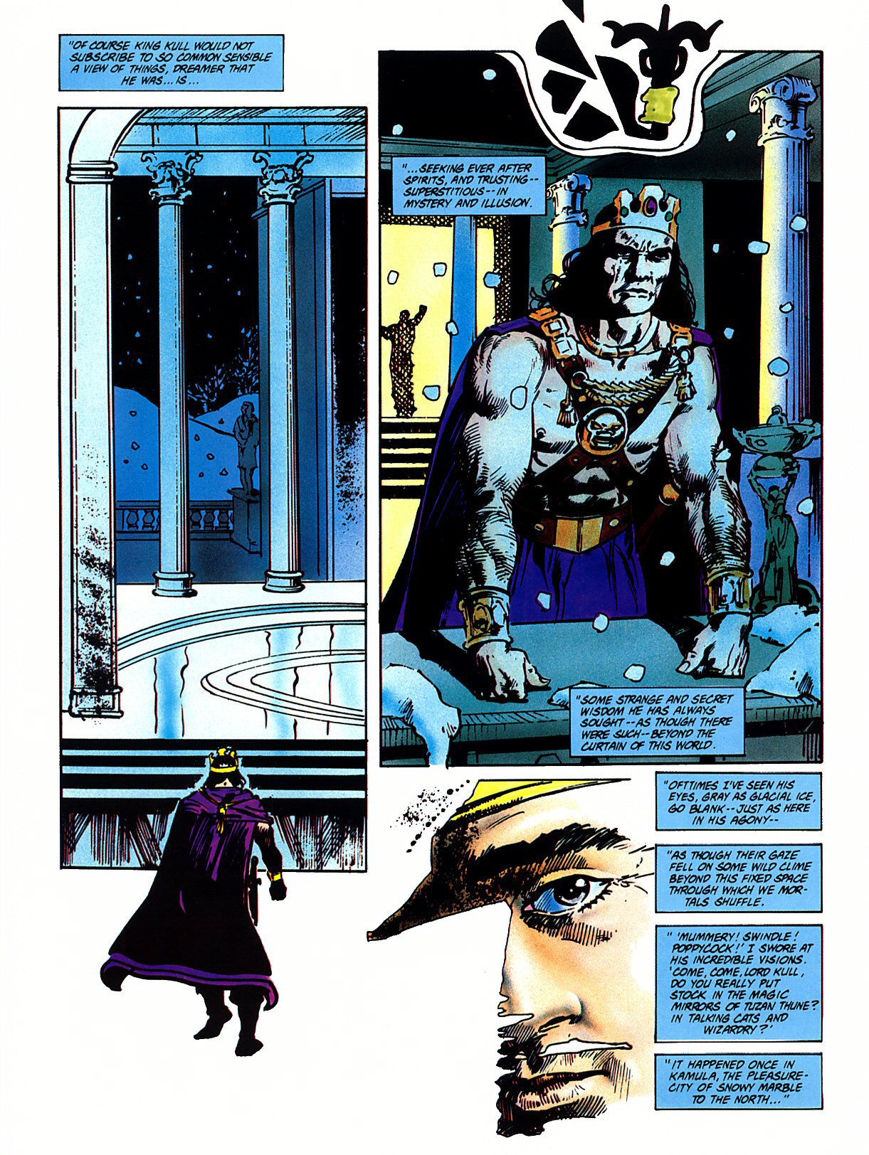 Read online Marvel Graphic Novel comic -  Issue #47 - Kull - The Vale Of Shadow - 47