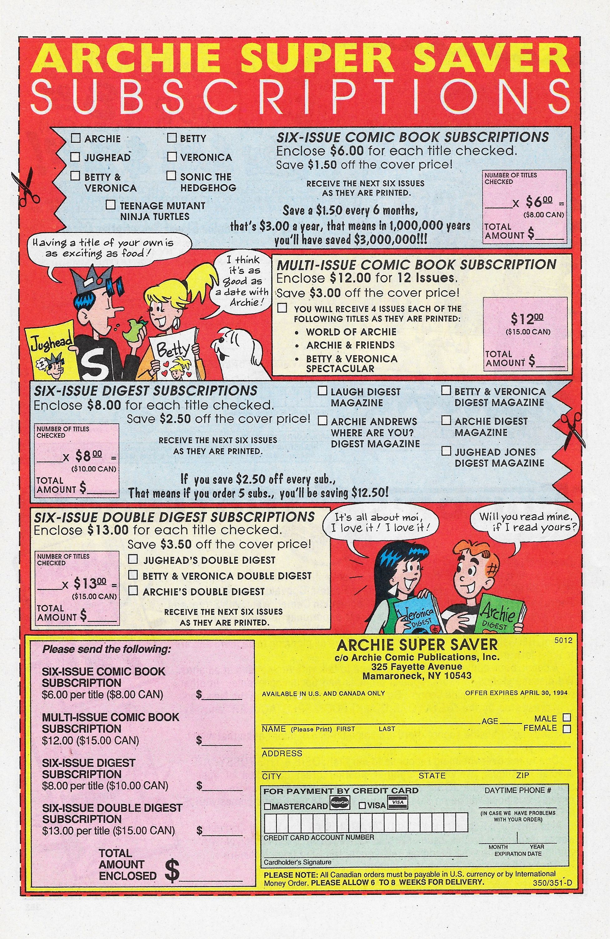 Read online Betty & Veronica Spectacular comic -  Issue #7 - 12