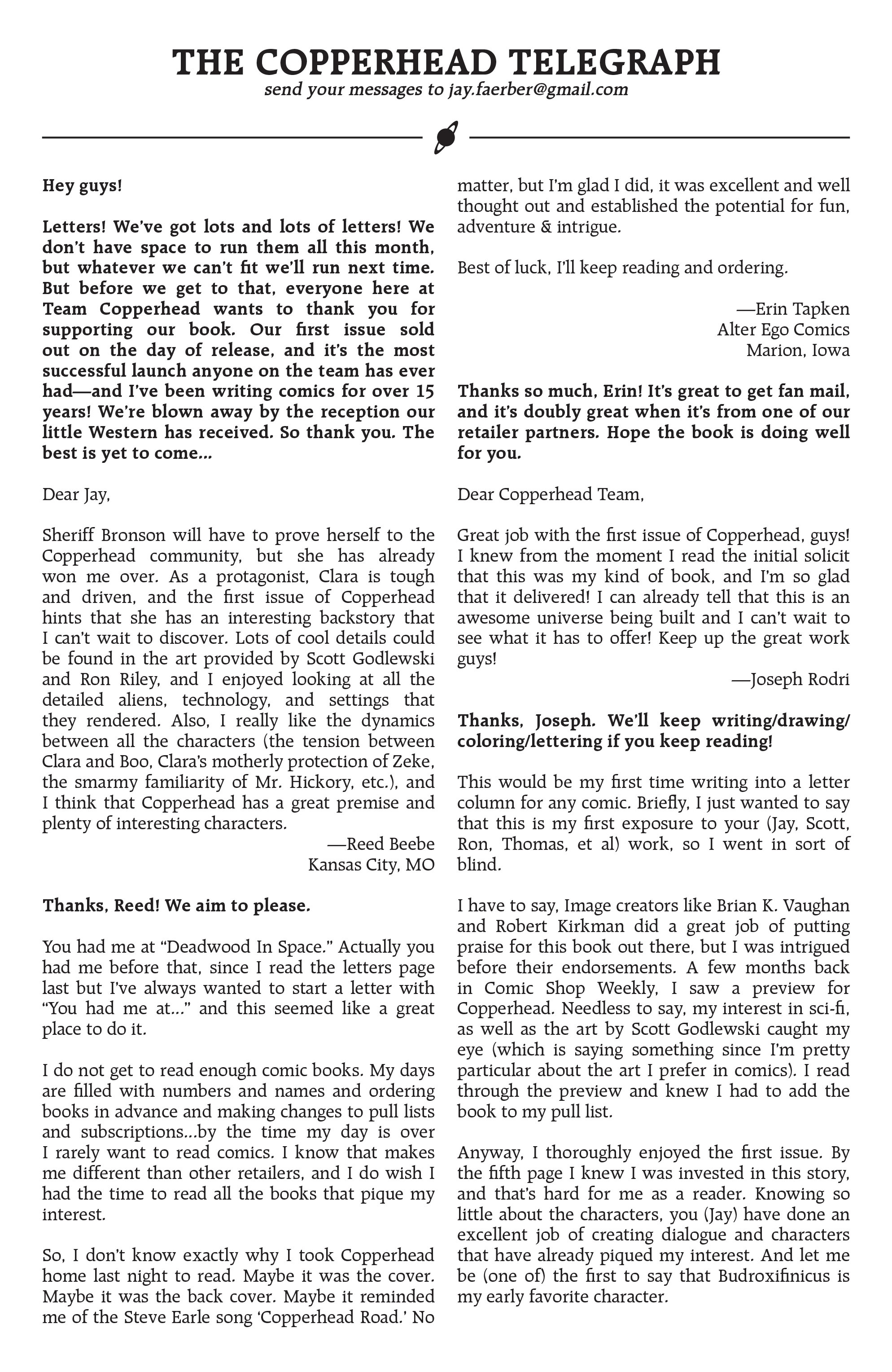 Read online Copperhead comic -  Issue #3 - 20