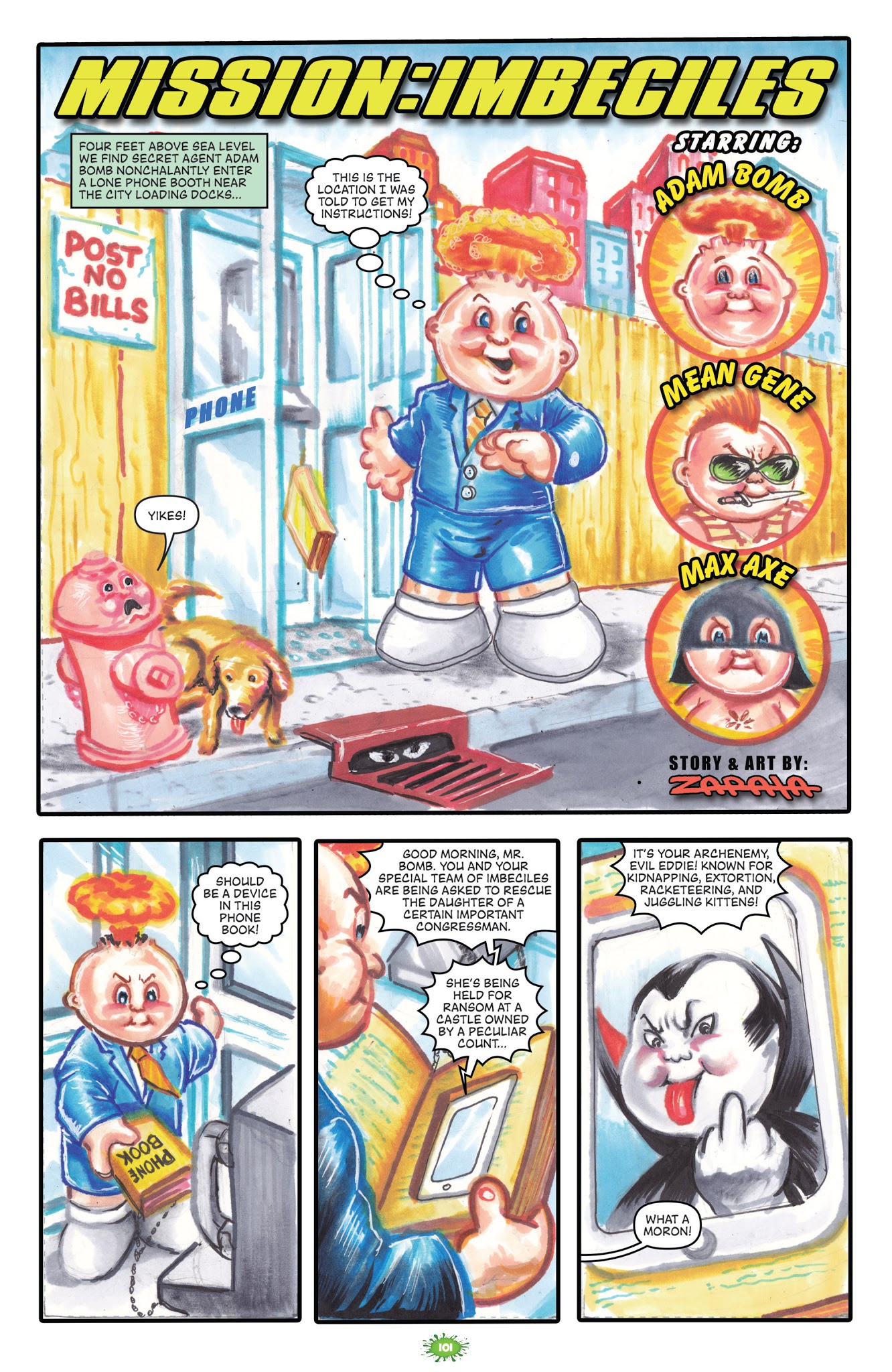 Read online Garbage Pail Kids comic -  Issue # TPB - 101