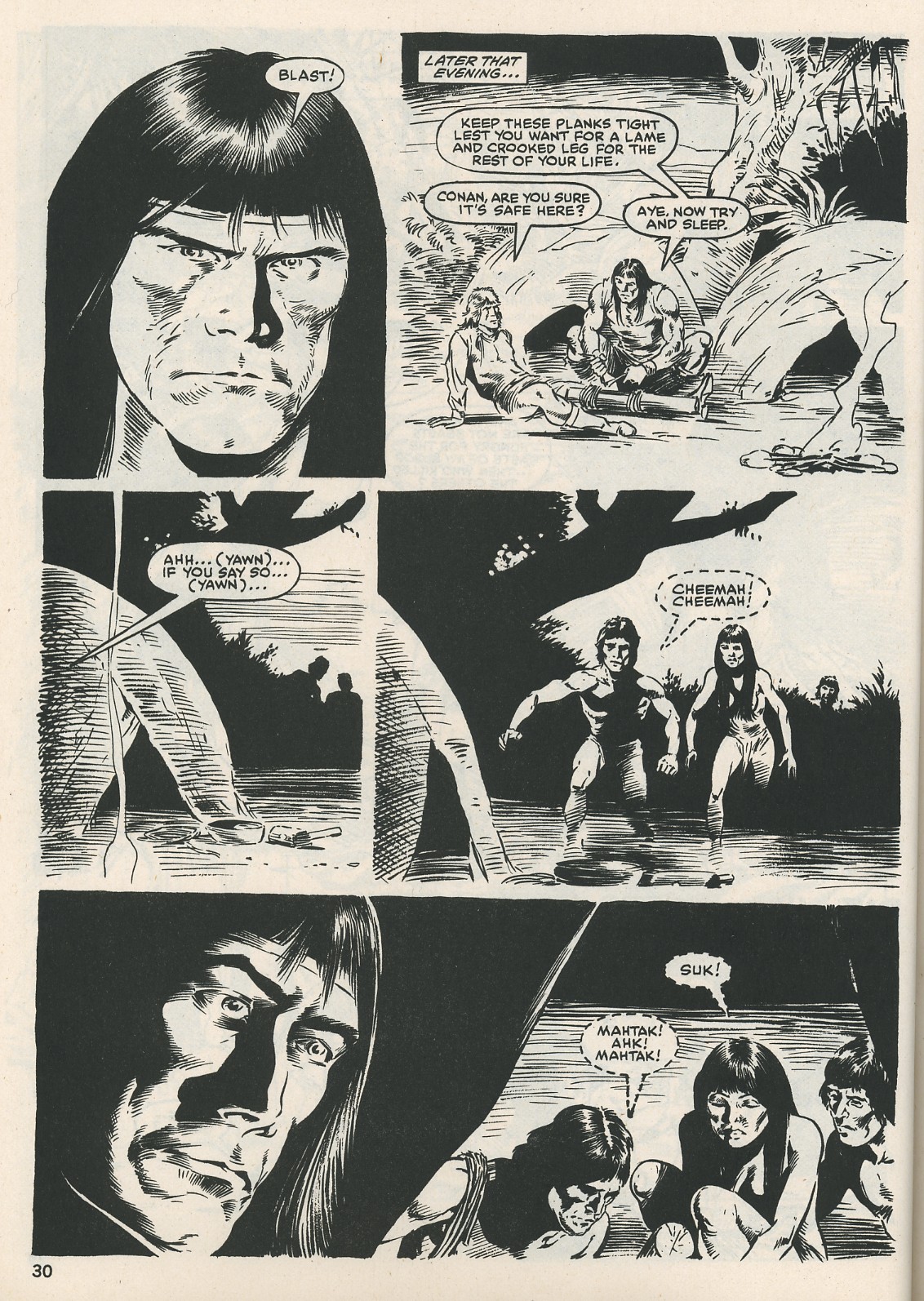 Read online The Savage Sword Of Conan comic -  Issue #115 - 30