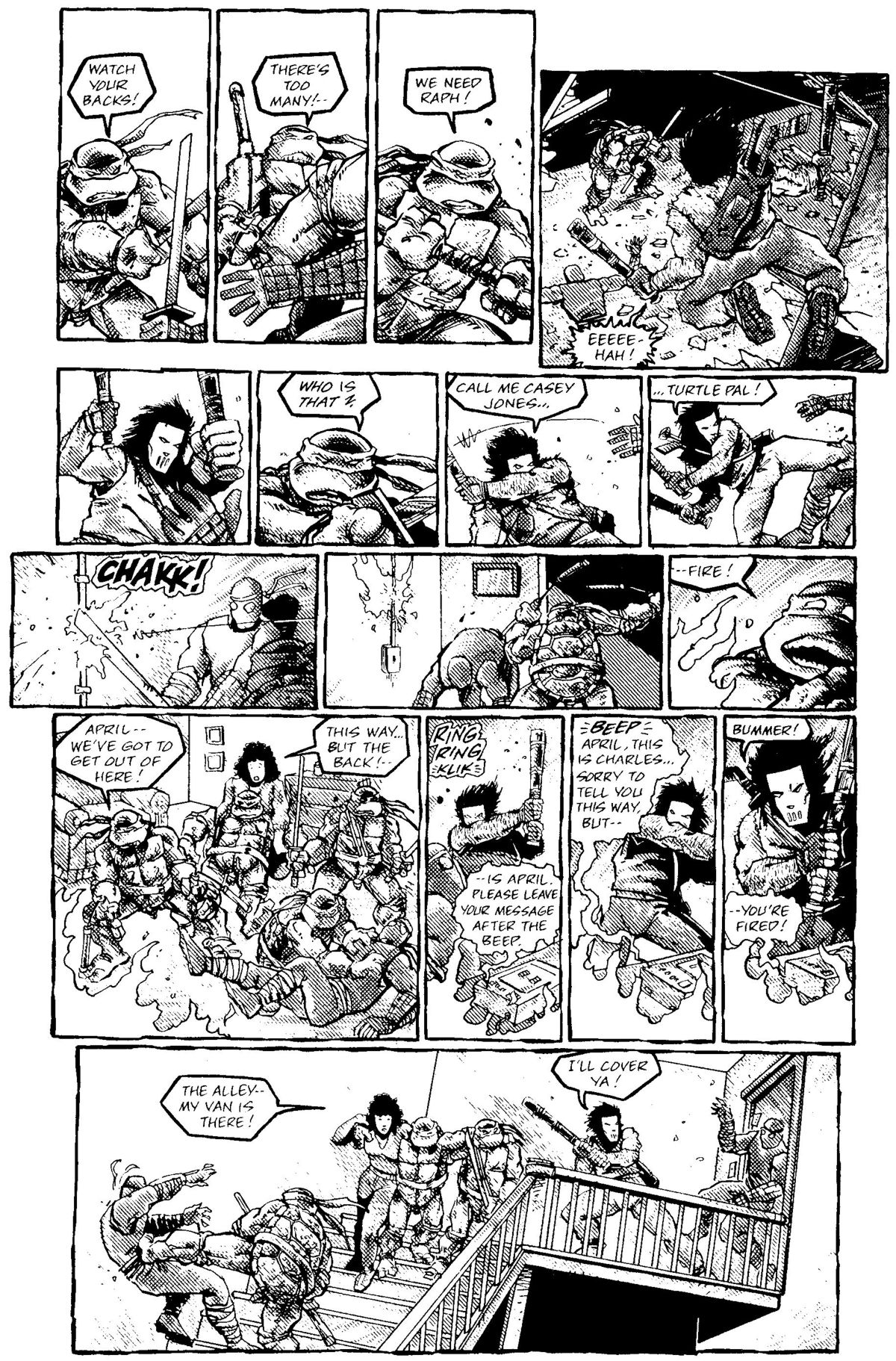 Read online Teenage Mutant Ninja Turtles: The Movie comic -  Issue # Full - 40