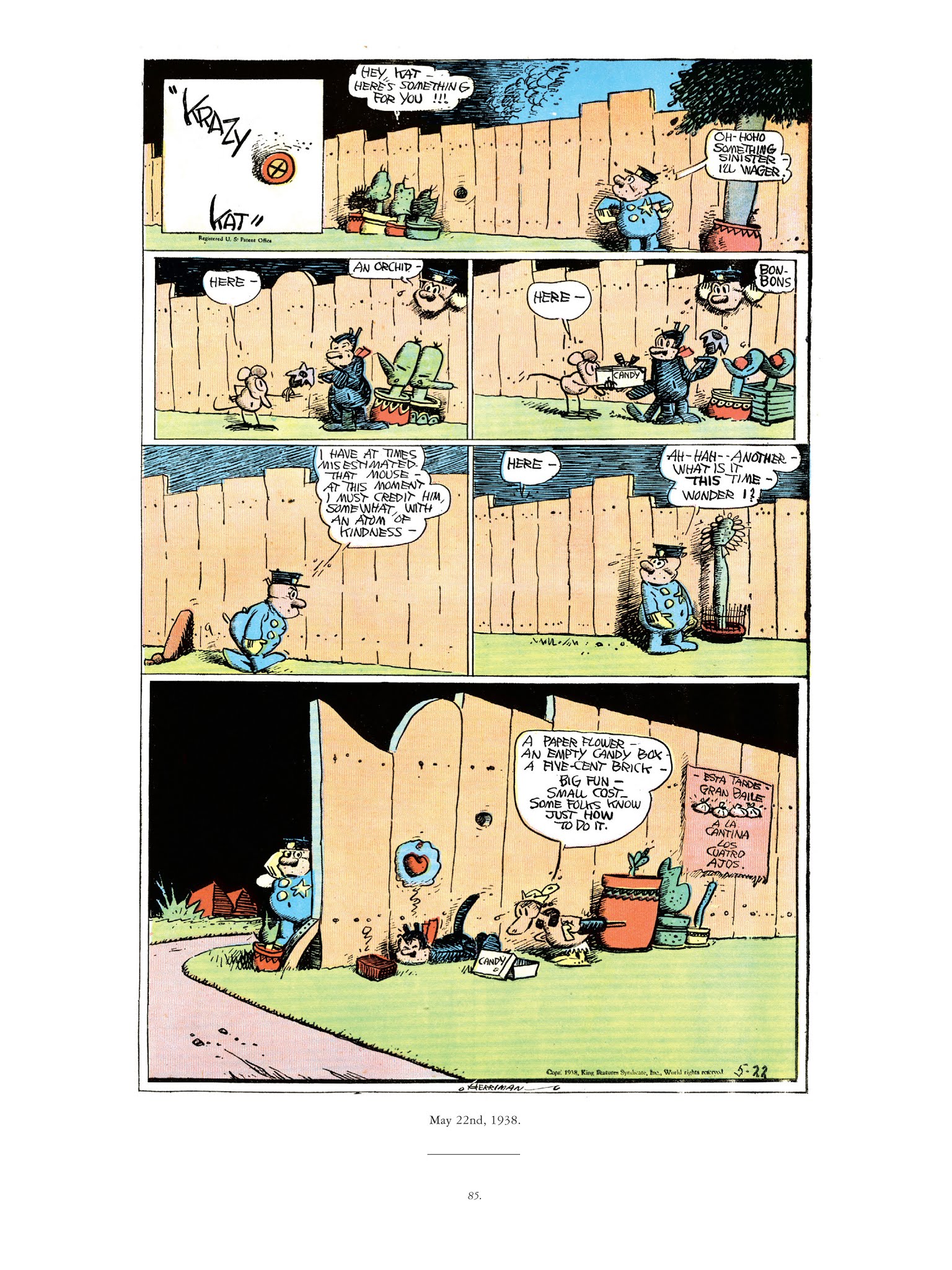 Read online Krazy & Ignatz comic -  Issue # TPB 10 - 83