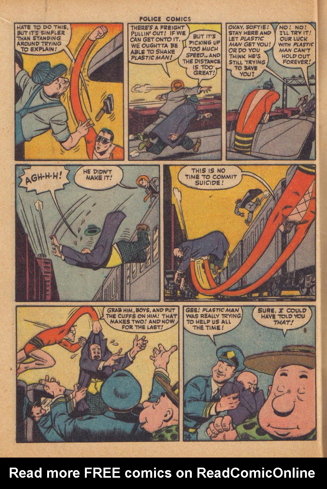 Read online Police Comics comic -  Issue #50 - 16