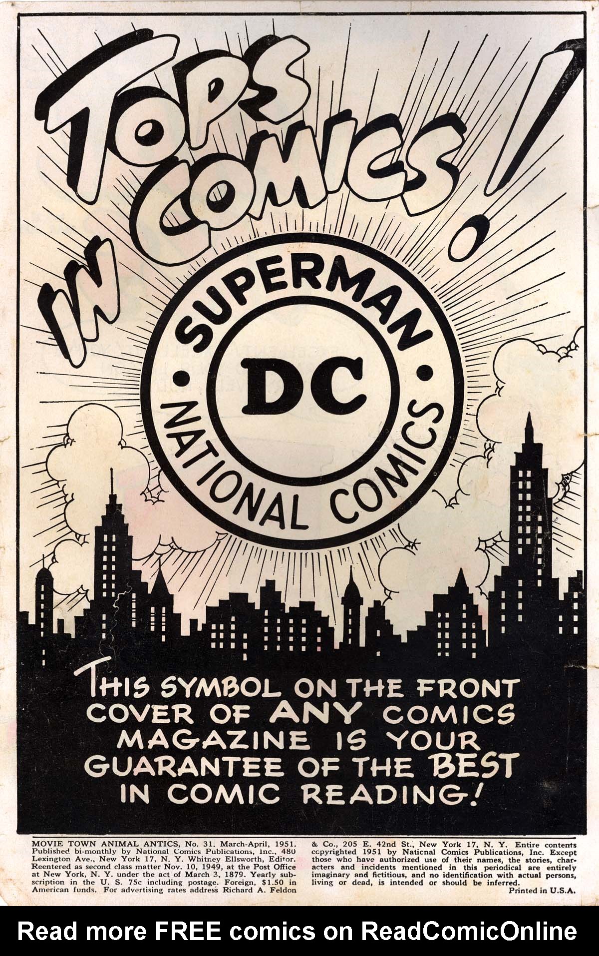 Read online Animal Antics comic -  Issue #31 - 2