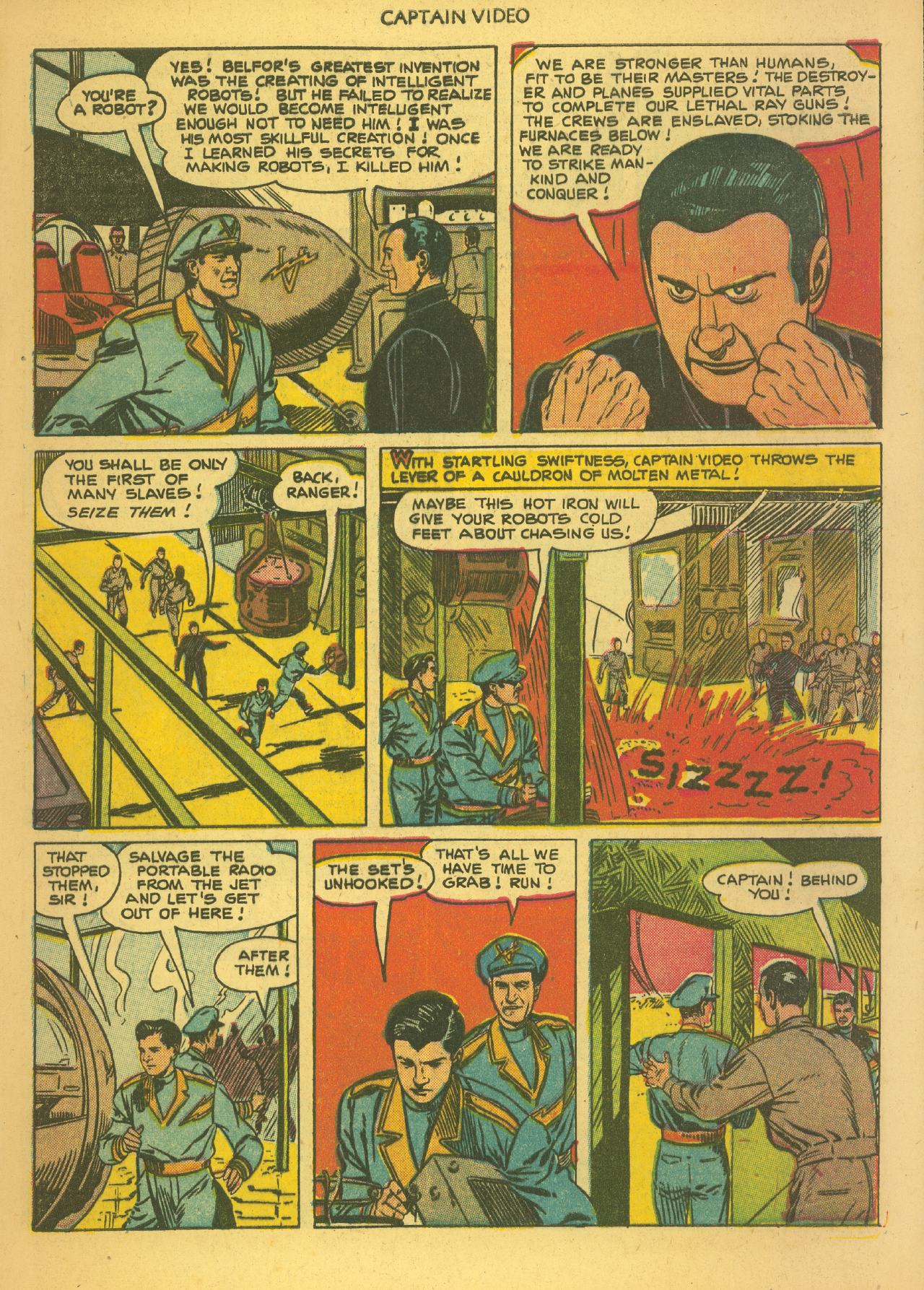 Read online Captain Video comic -  Issue # 006 (1951) 36pg c2c Fawcet (JVJ-Geo) - 29