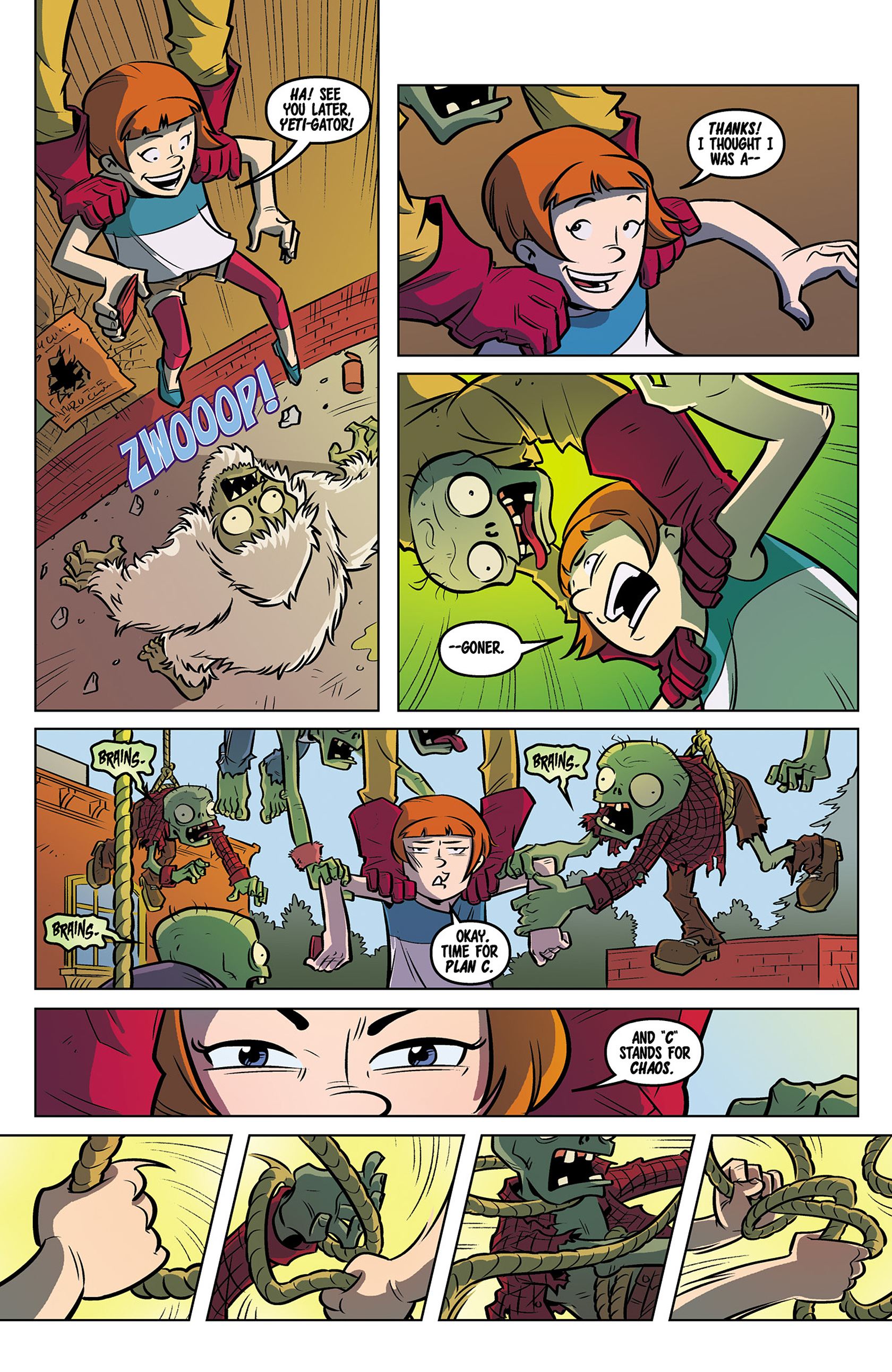 Read online Plants vs. Zombies: Lawnmageddon comic -  Issue #3 - 8