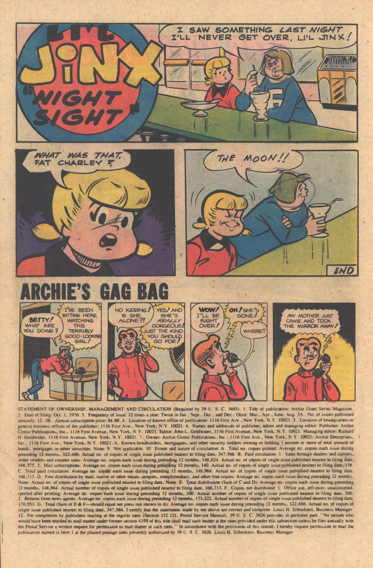 Read online Archie Giant Series Magazine comic -  Issue #458 - 10