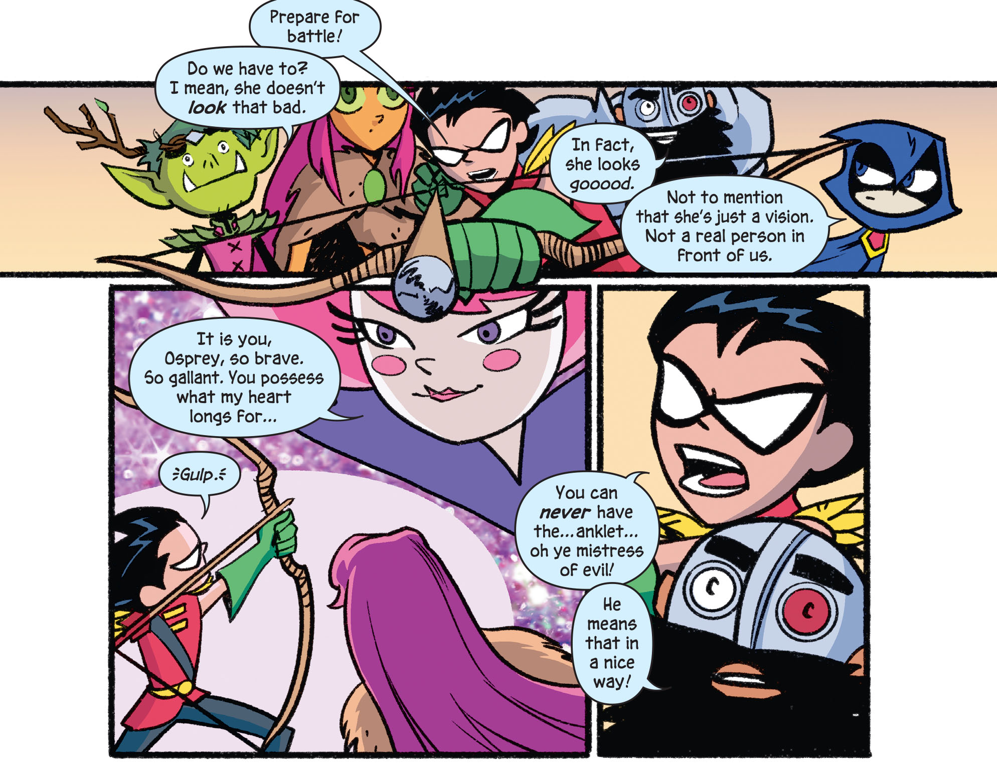 Read online Teen Titans Go! Roll With It! comic -  Issue #7 - 11