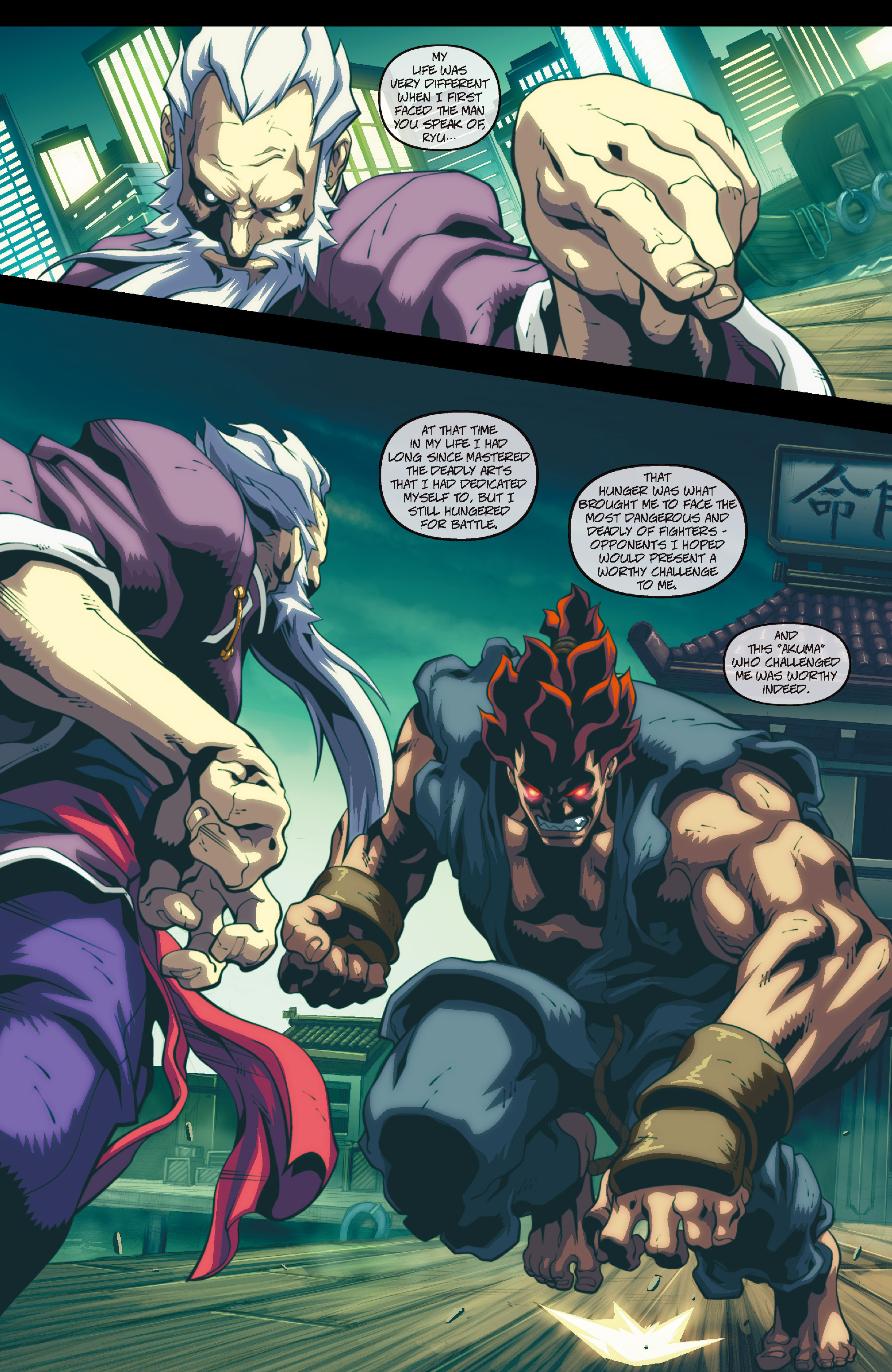 Read online Street Fighter II comic -  Issue #4 - 4